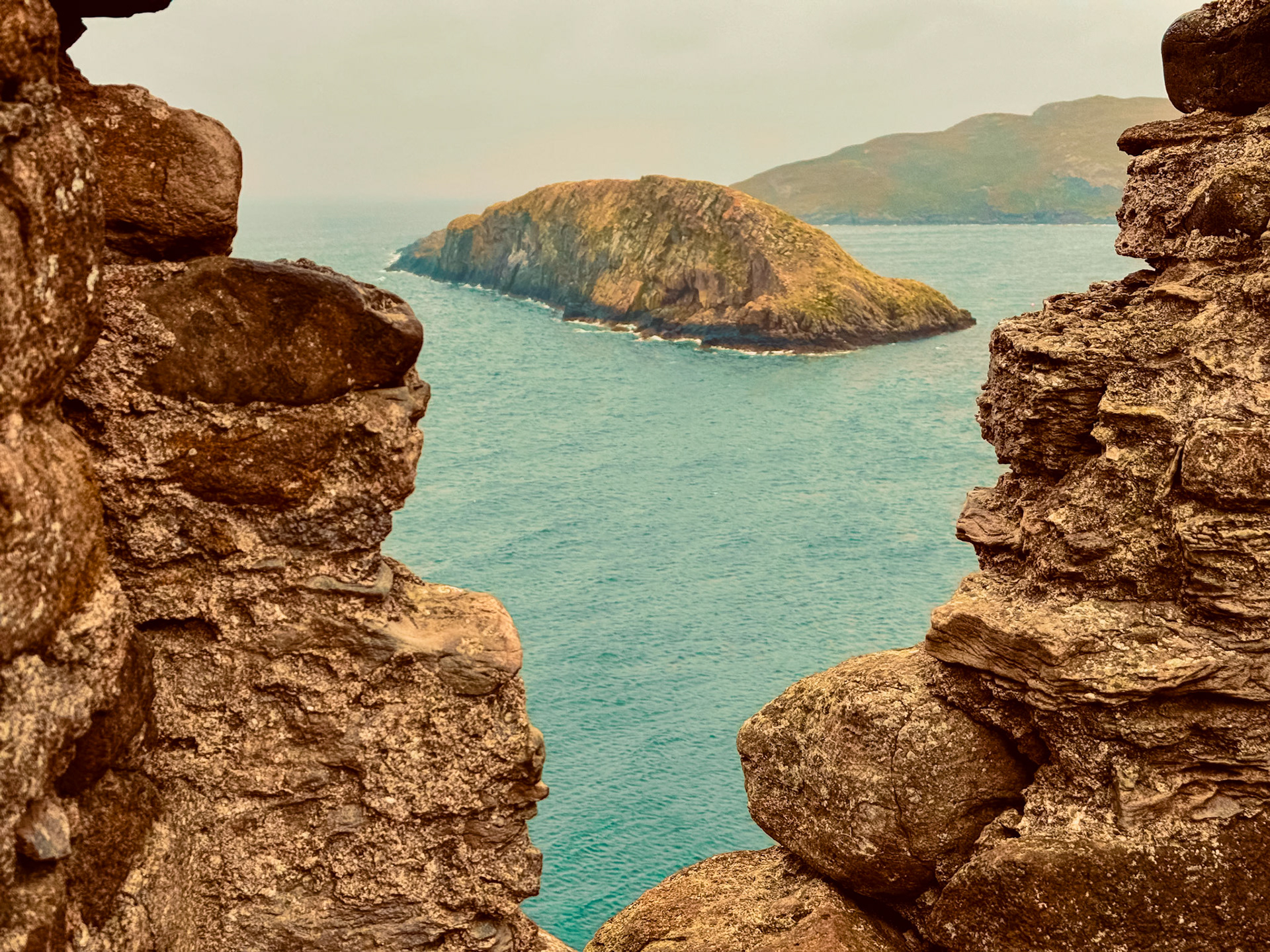 View From an Isolated Vantage Point on Skye