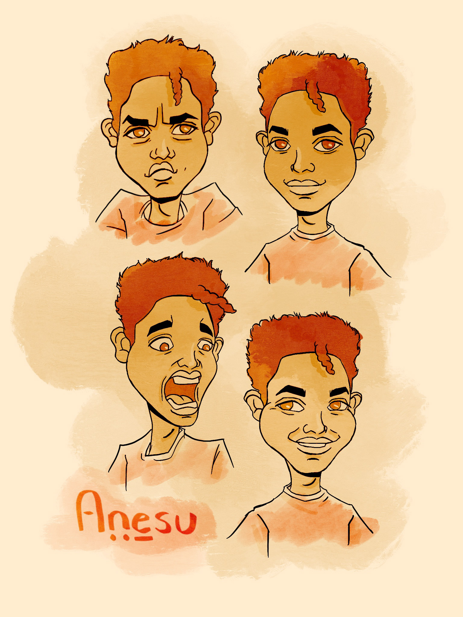 Anesu Facial Expressions