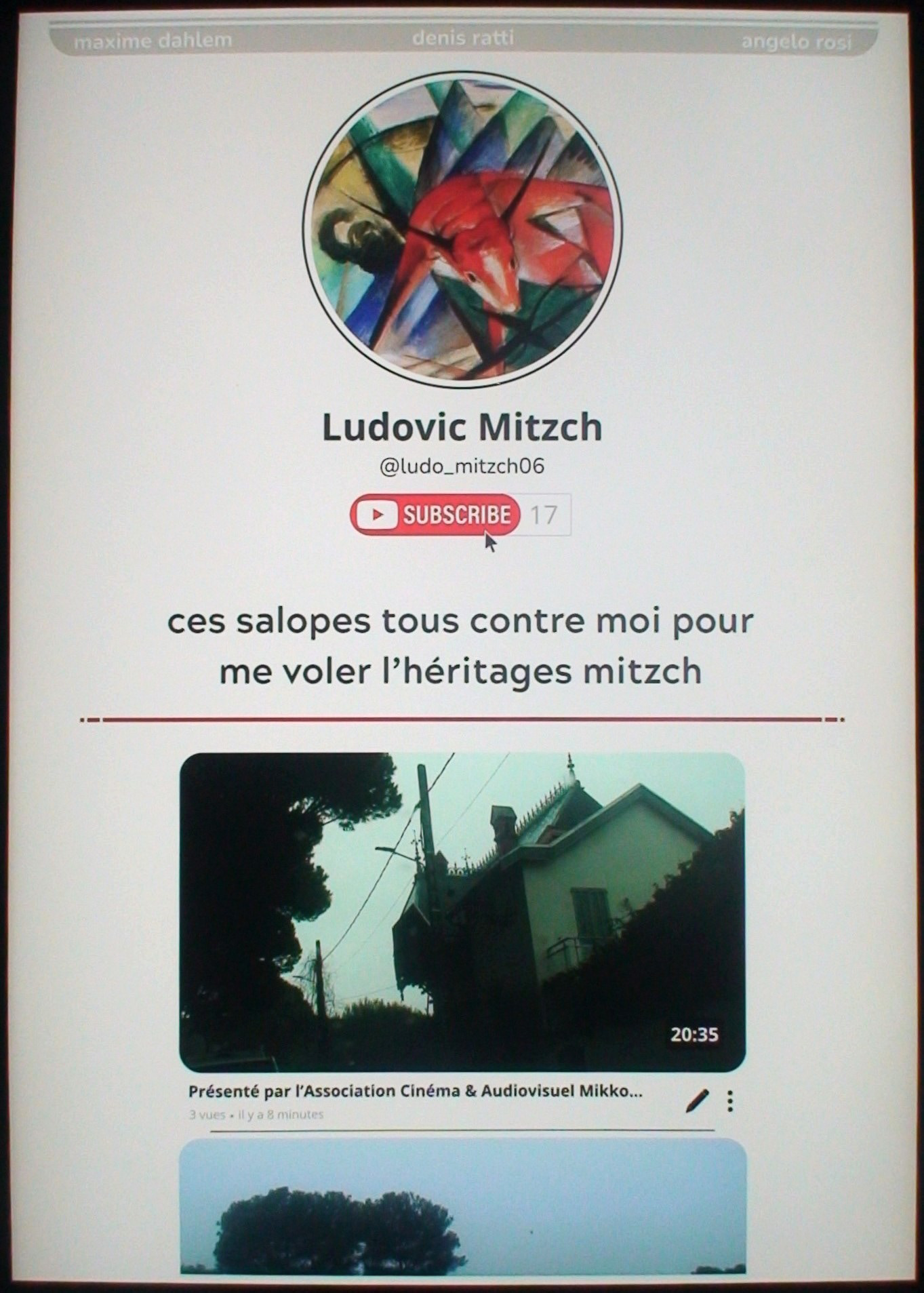Ludovic Mitzch - 2025
