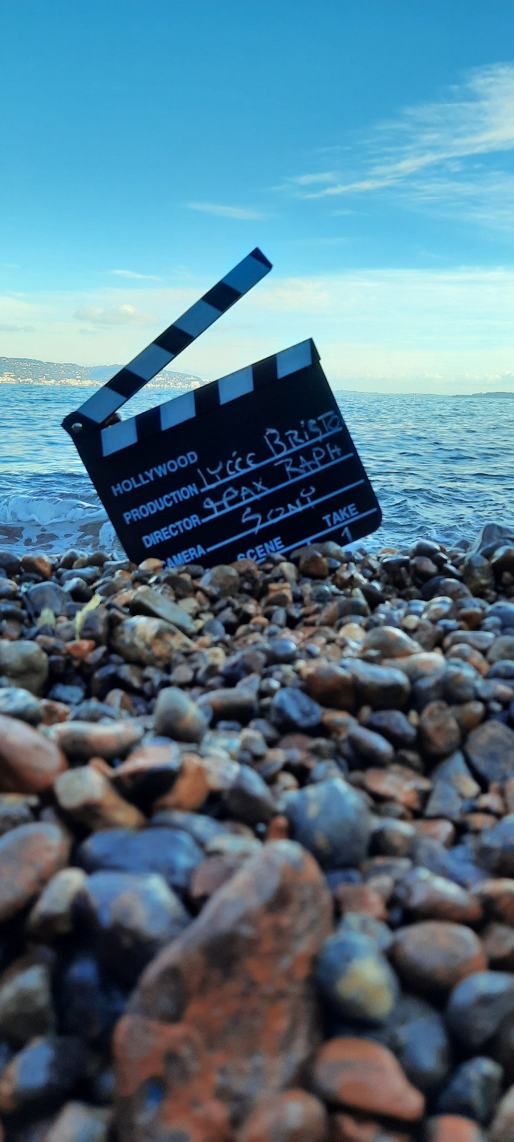 Clap du tournage "Orphée"