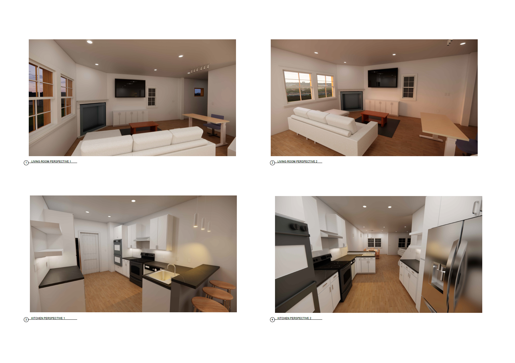 Interior Perspective Renders