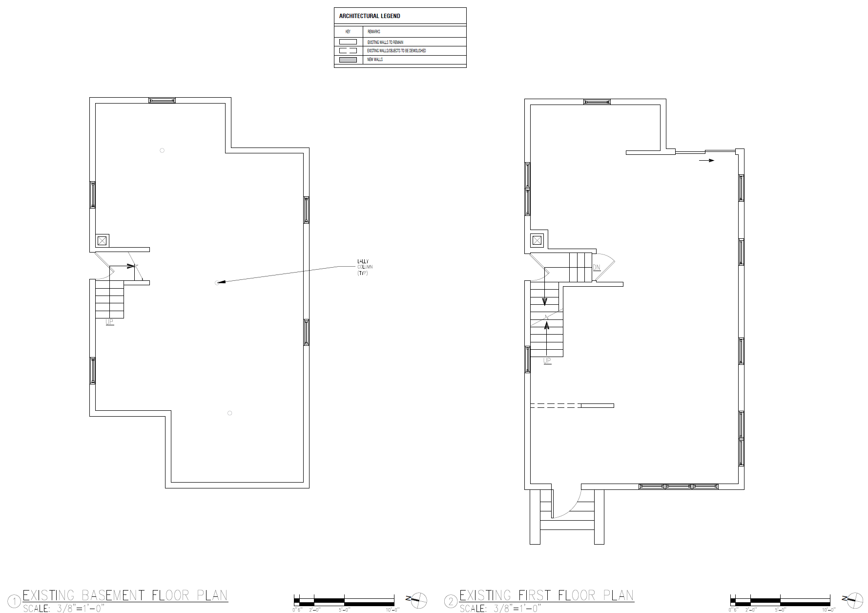Exist/Demolition Plans