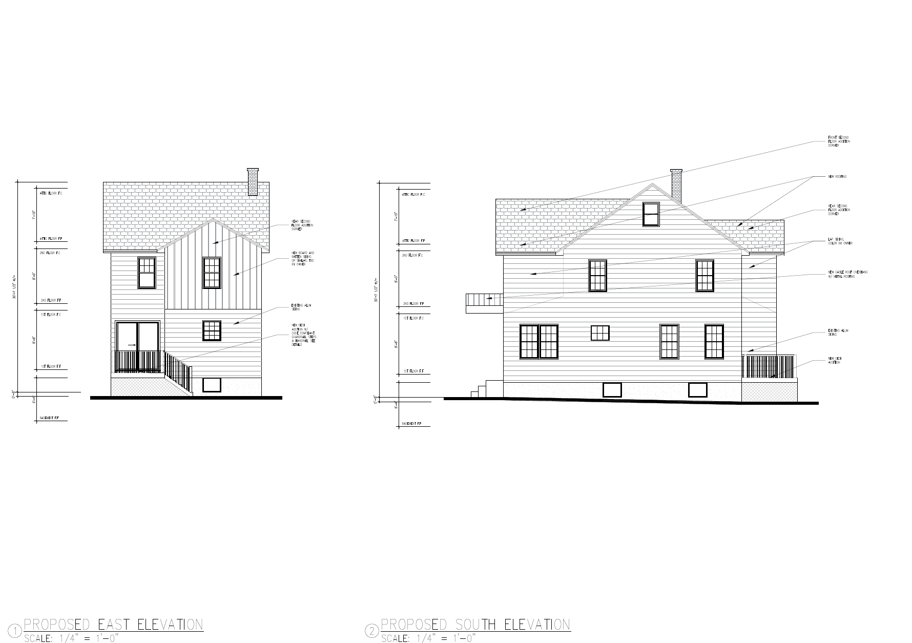 Proposed Elevations