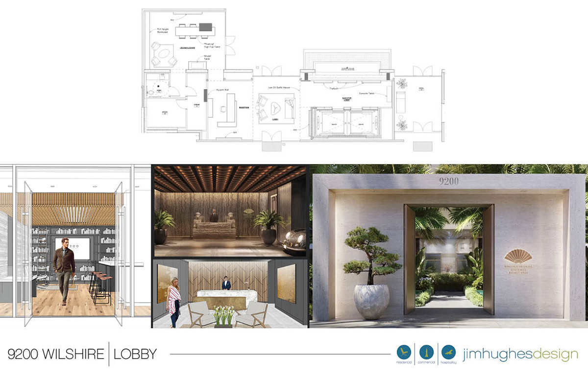 Lobby Sketches & Renderings