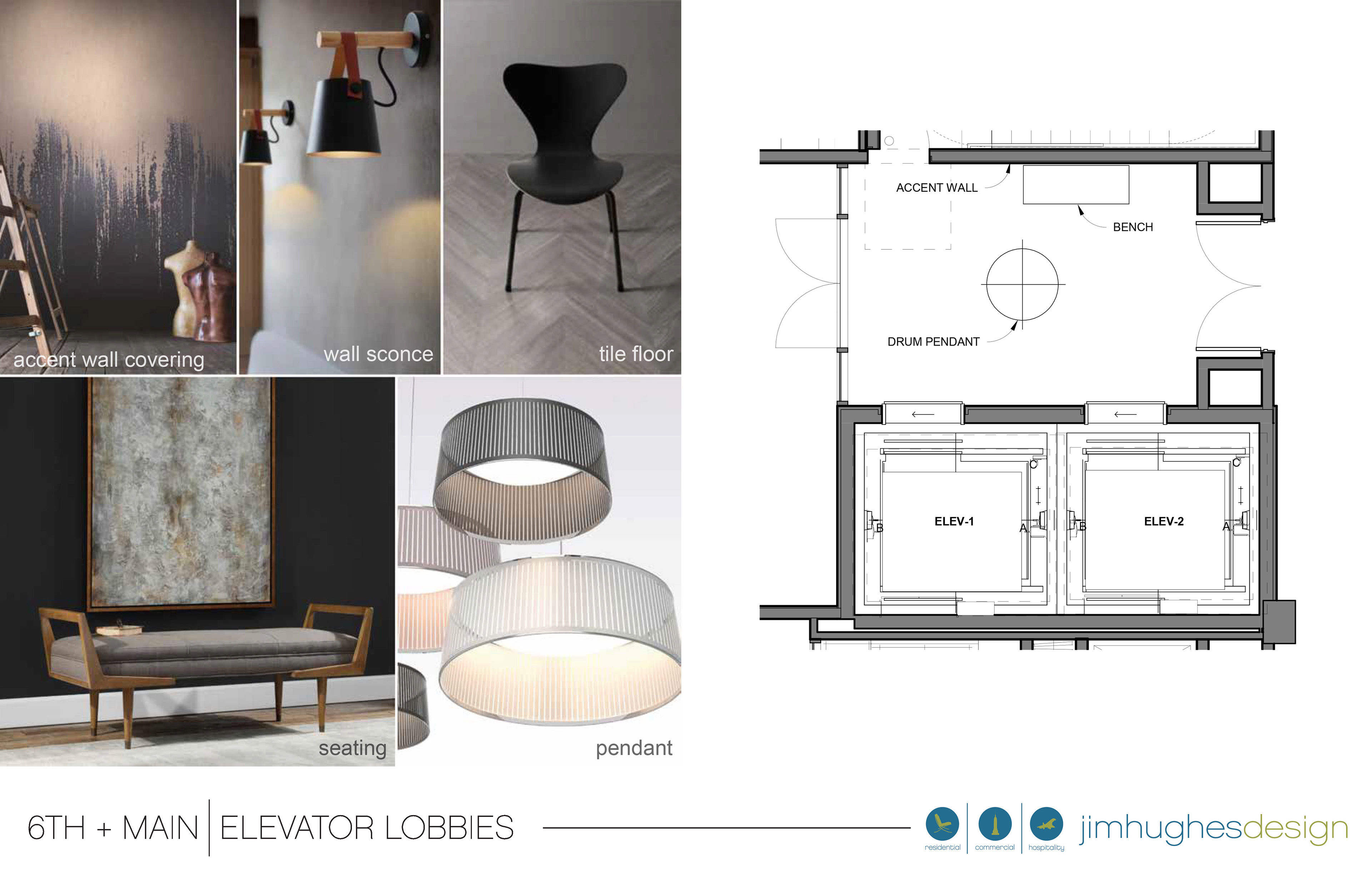 Elevator Lobby FF+E | Plan