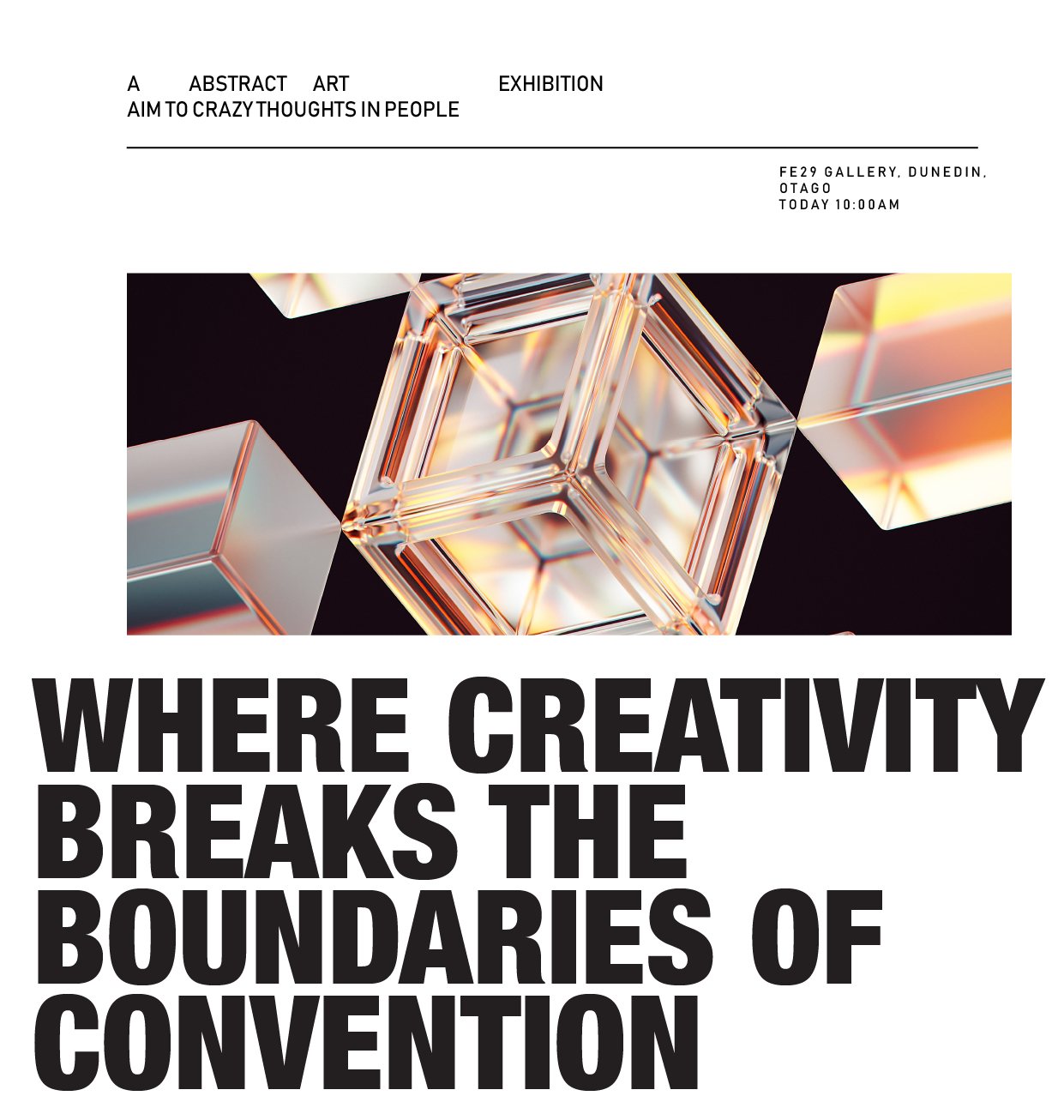 Where creativity breaks the boundaries of convention