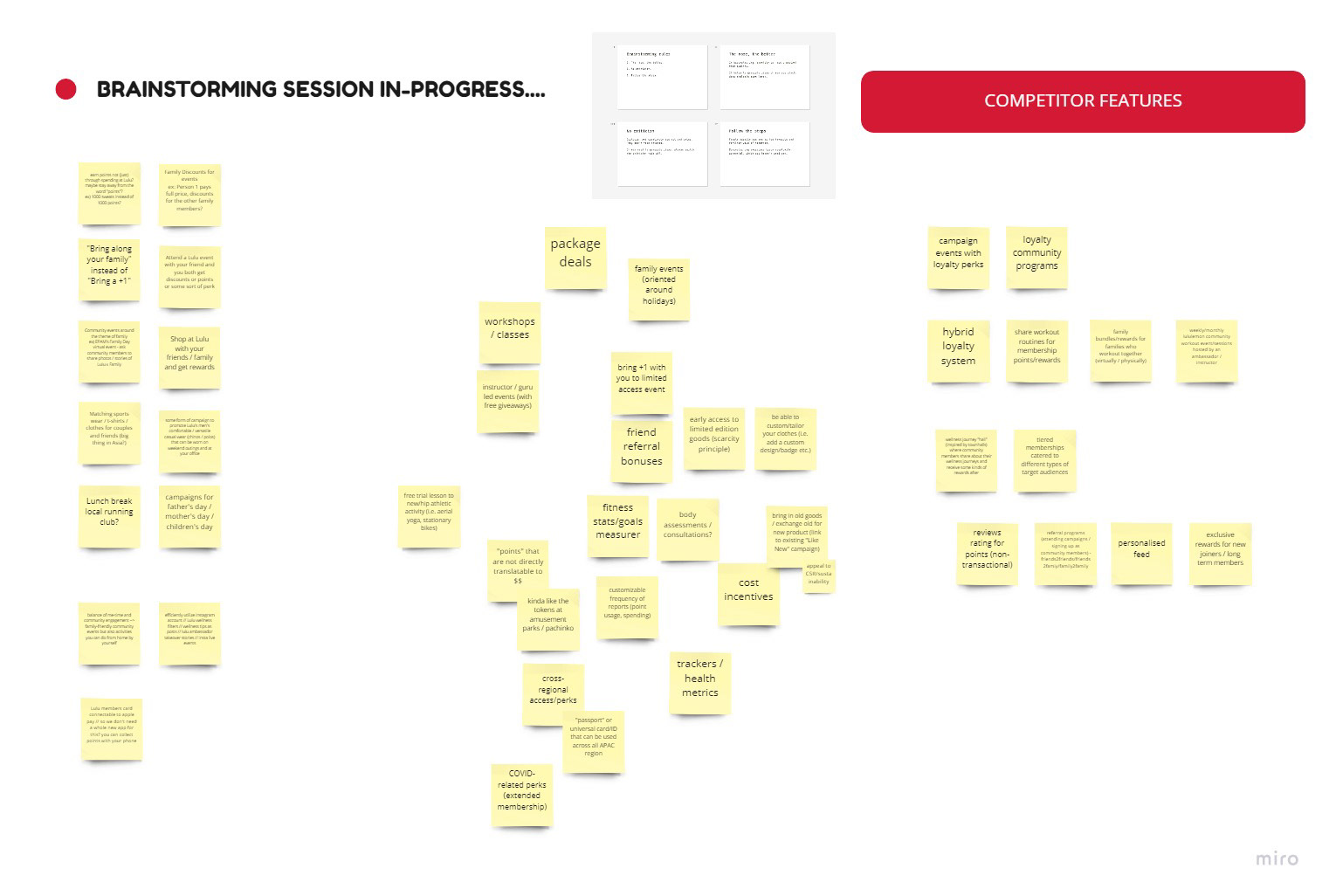 brainstorming ideas