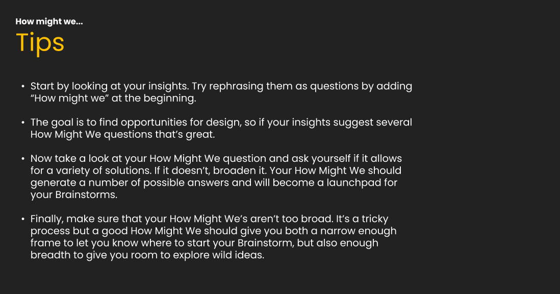 hmw tips