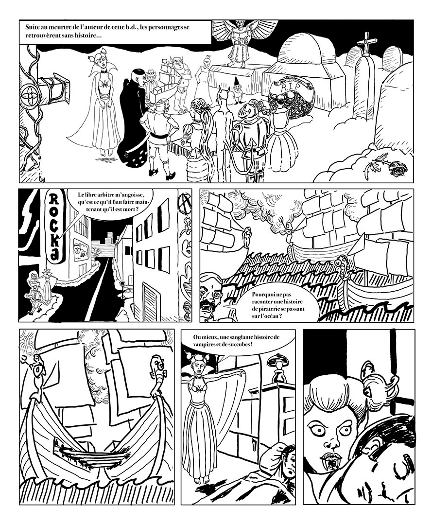 L'auteur de cette bd est mort...