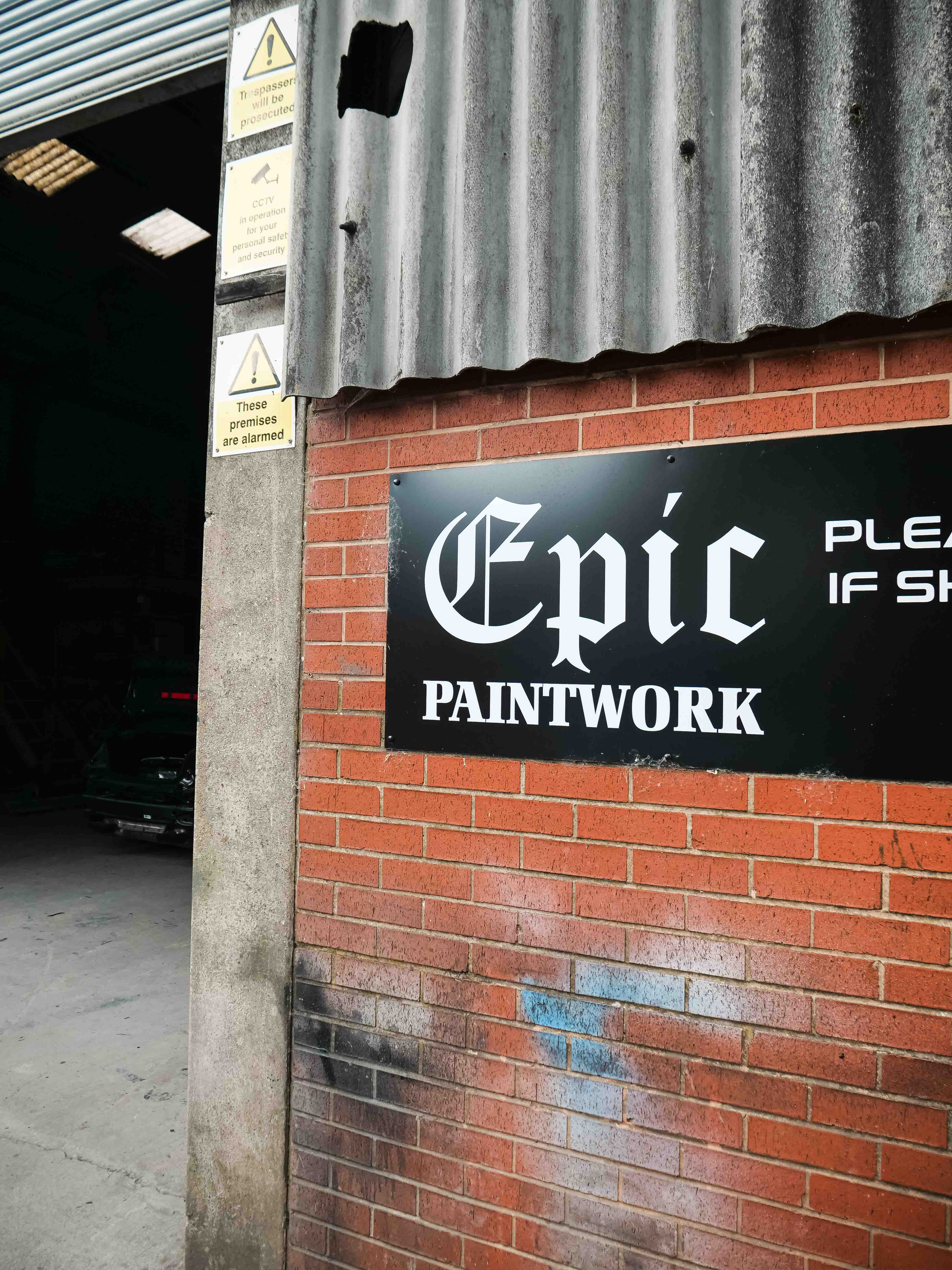 	Epic Paintwork garage in Chorley, offering high-quality automotive paintwork and restorations