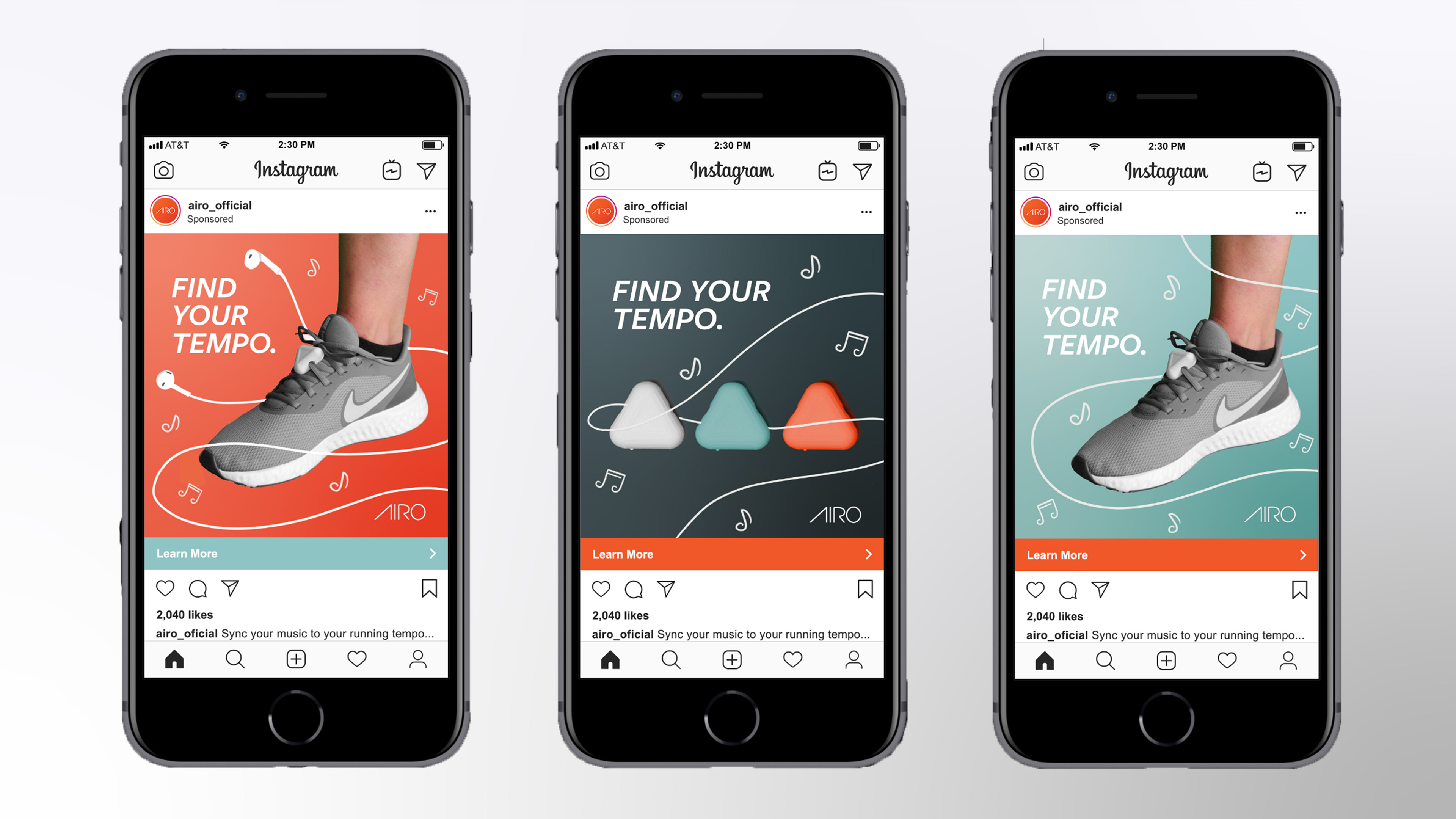 AIRO Instagram Ad Campaign