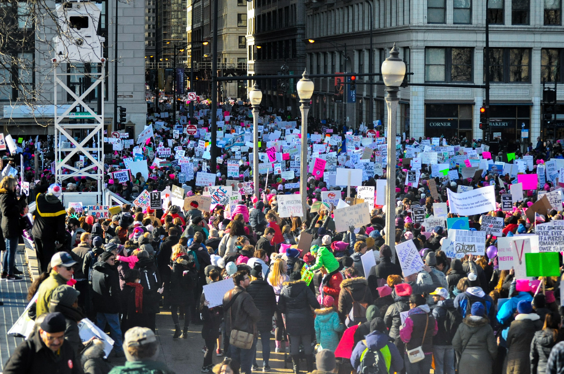 Chicago Women's March in January 2018