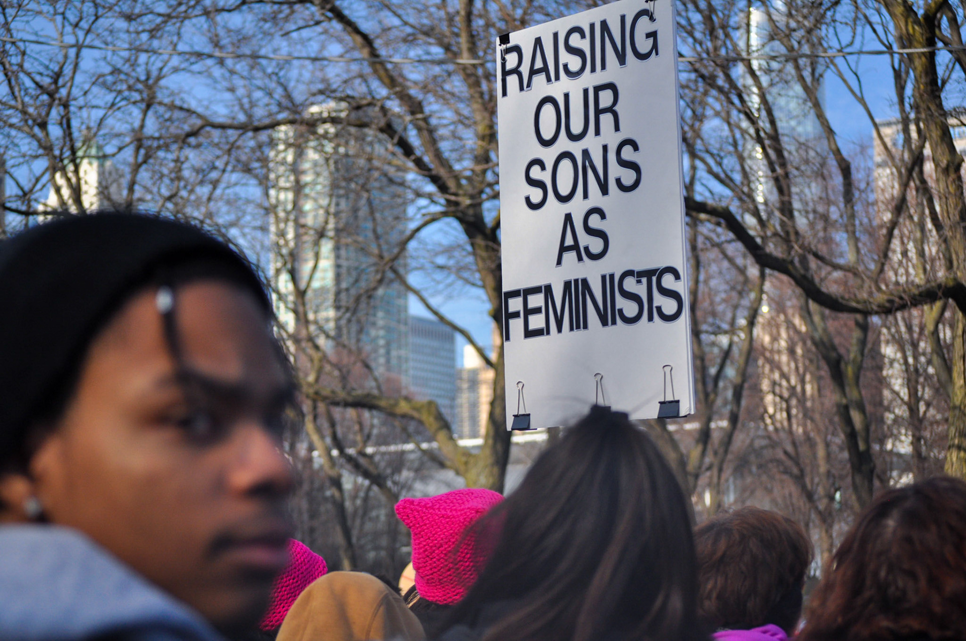 Chicago Women's March in January 2018