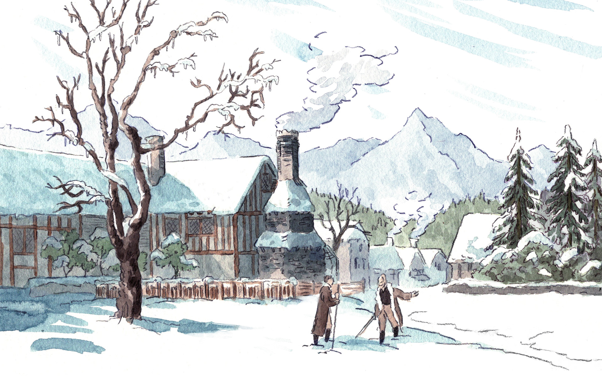 étude de paysage