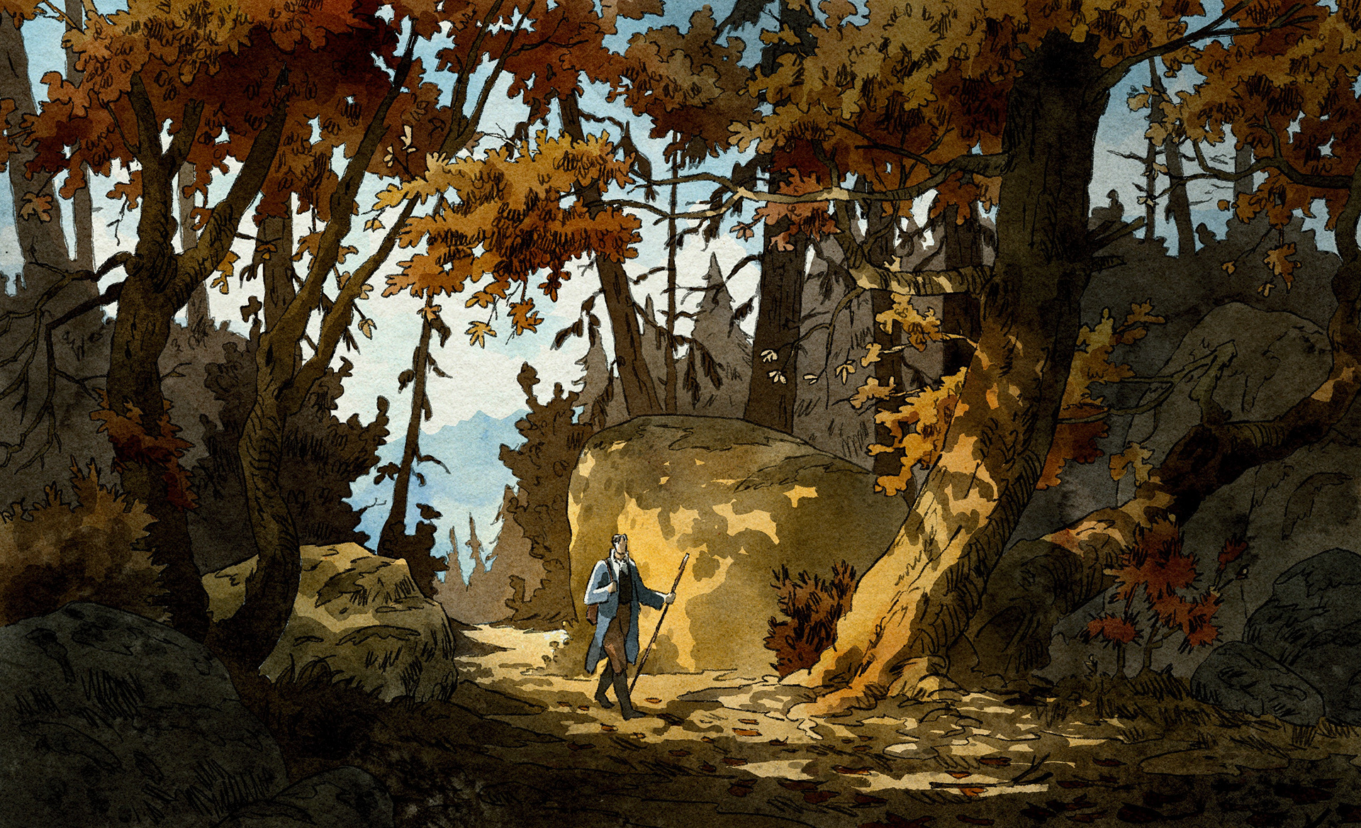 étude de paysage
