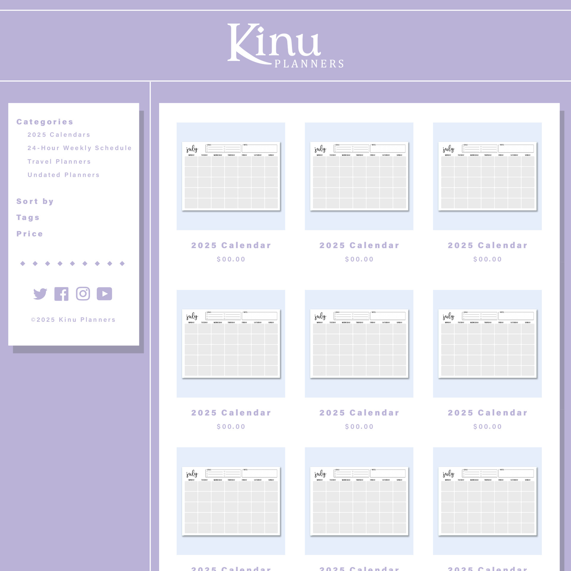 Kinu Planners Shop