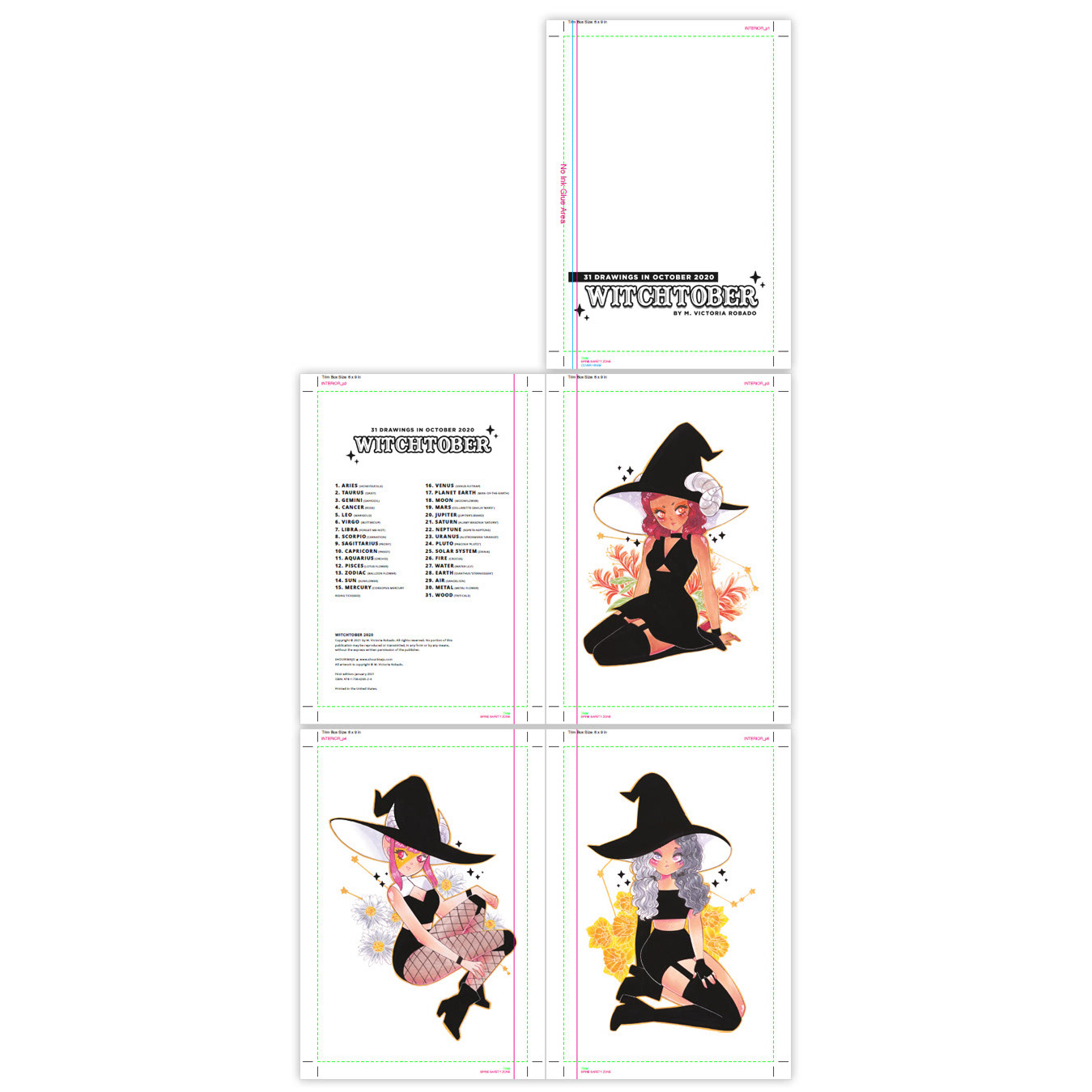 Witchtober 2020 Book Interiors Print-ready