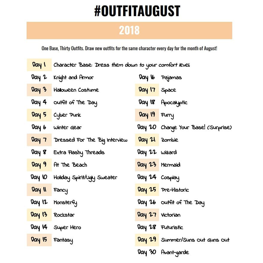 Liam Taylor - Outfit August