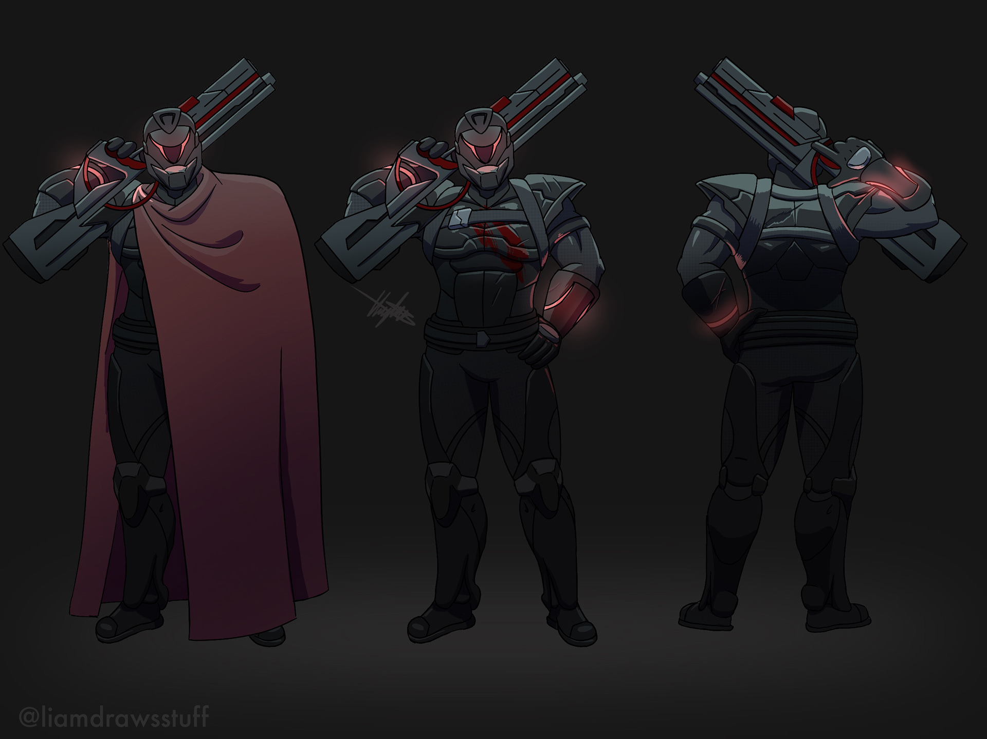 Obsidian Character Design Layout