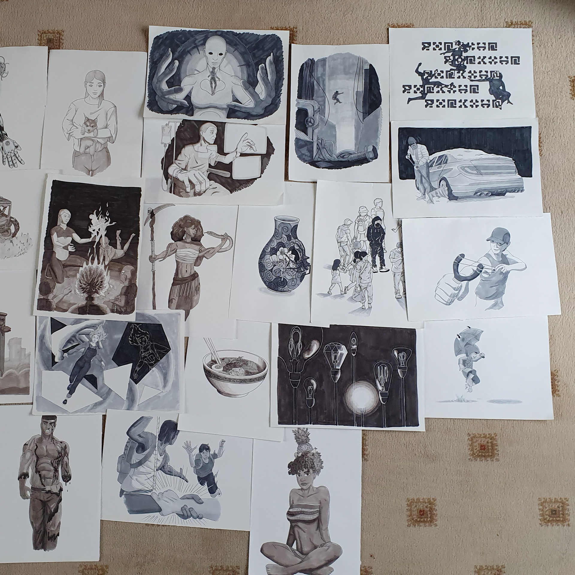 The completed Set (2)