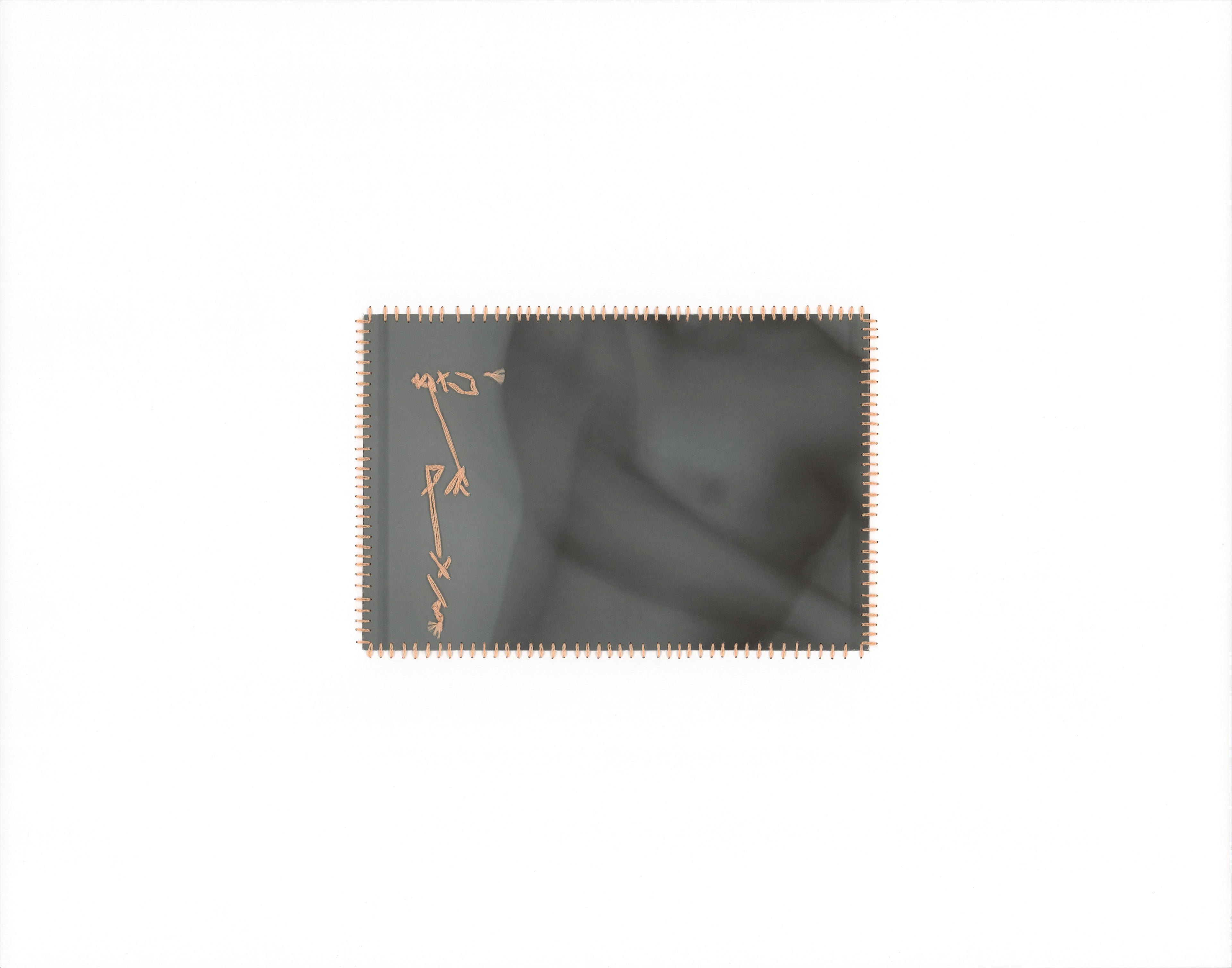 who am i?, 11” x 14”, Premium Matte Paper, Inkjet Print, Embroidery Floss, Doubt, 2022-2024