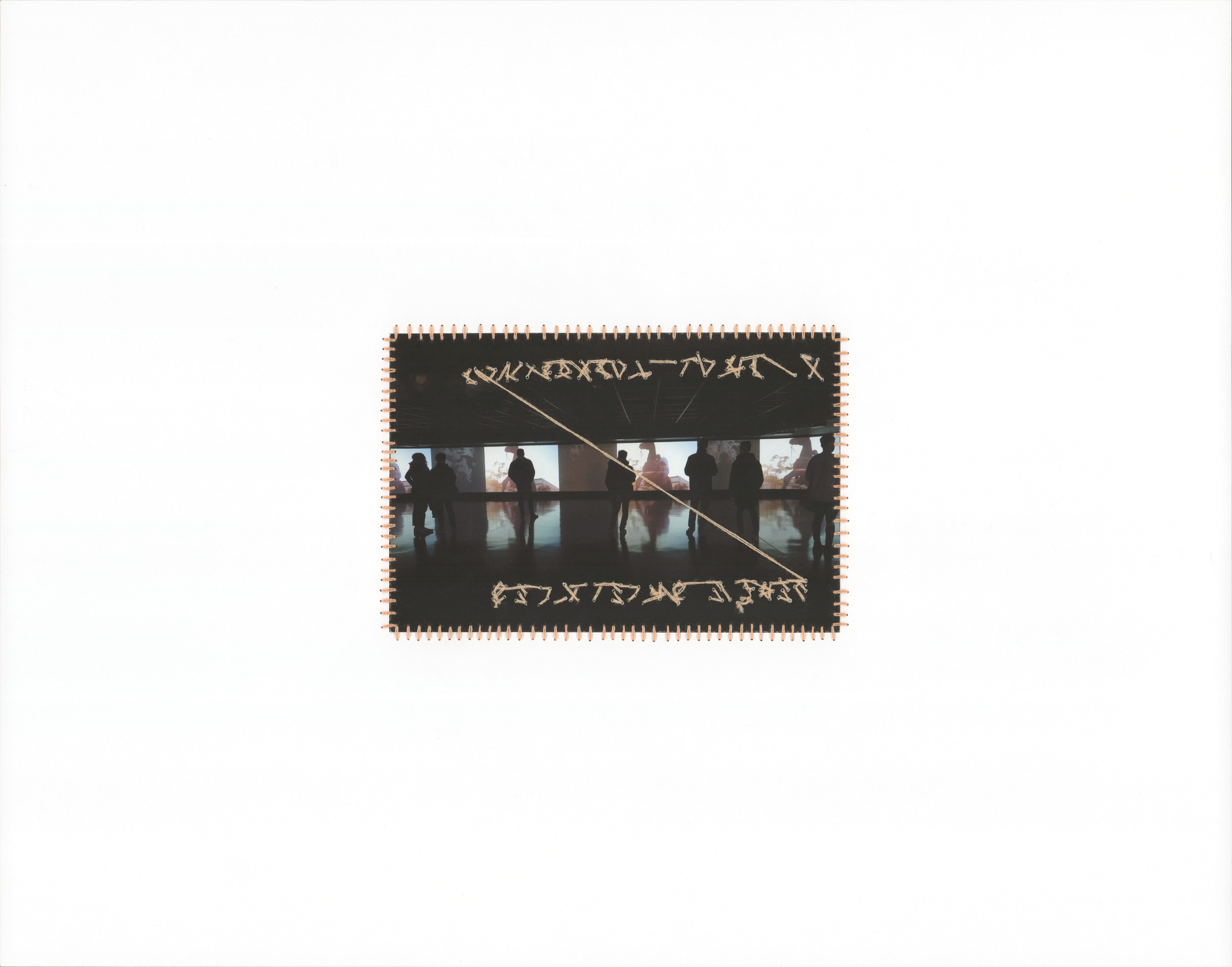 i don't understand people sometimes, 11” x 14”, Premium Matte Paper, Inkjet Print, Embroidery Floss, Overthinking, 2023-2024