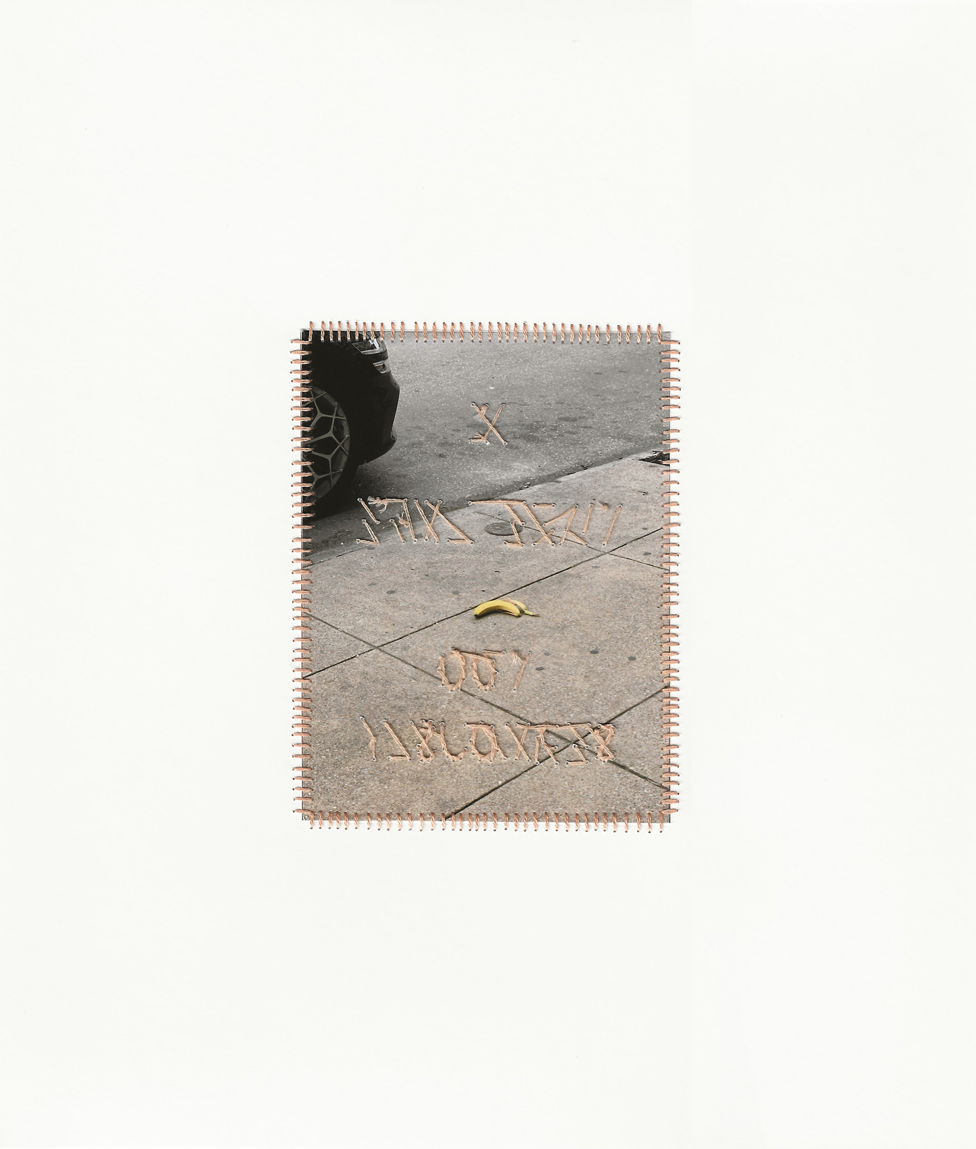 I Take Life Too Seriously, 11” x 10”, Premium Matte Paper, Inkjet Print, Embroidery Floss, Overthinking, 2023-2024