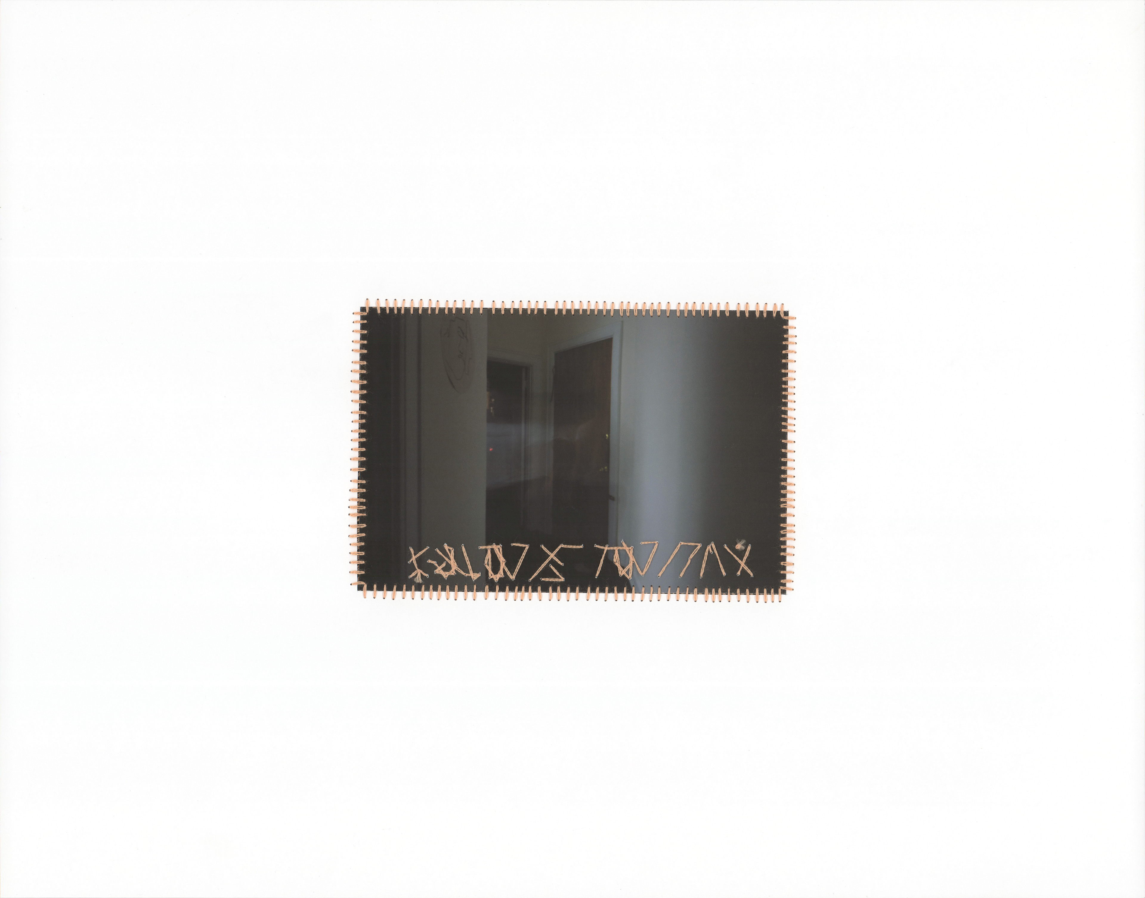i'm not enough, 11” x 14”, Premium Matte Paper, Inkjet Print, Embroidery Floss, Too Much, 2022-2024
