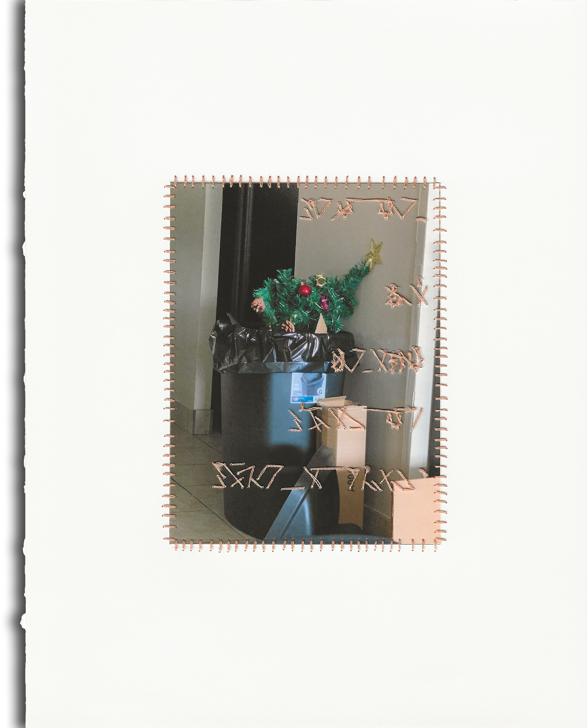 no one is going to like what i make, 11” x 8.5”, Premium Matte Paper, Inkjet Print, Embroidery Floss, Doubt, 2023-2024