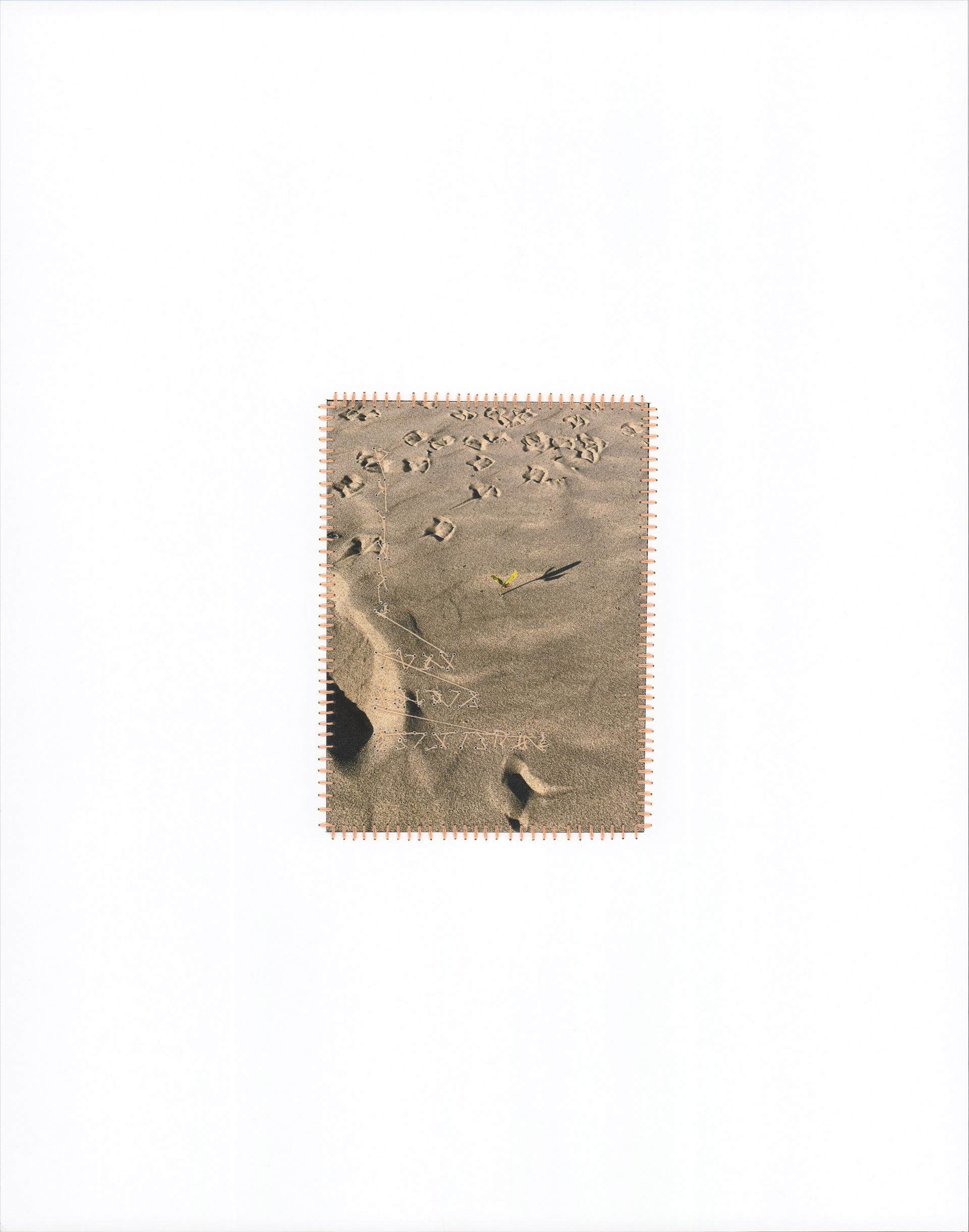 Trying Isn't Enough Sometimes, 14” x 11”, Premium Matte Paper, Inkjet Print, Embroidery Floss, Pain, 2023-2024