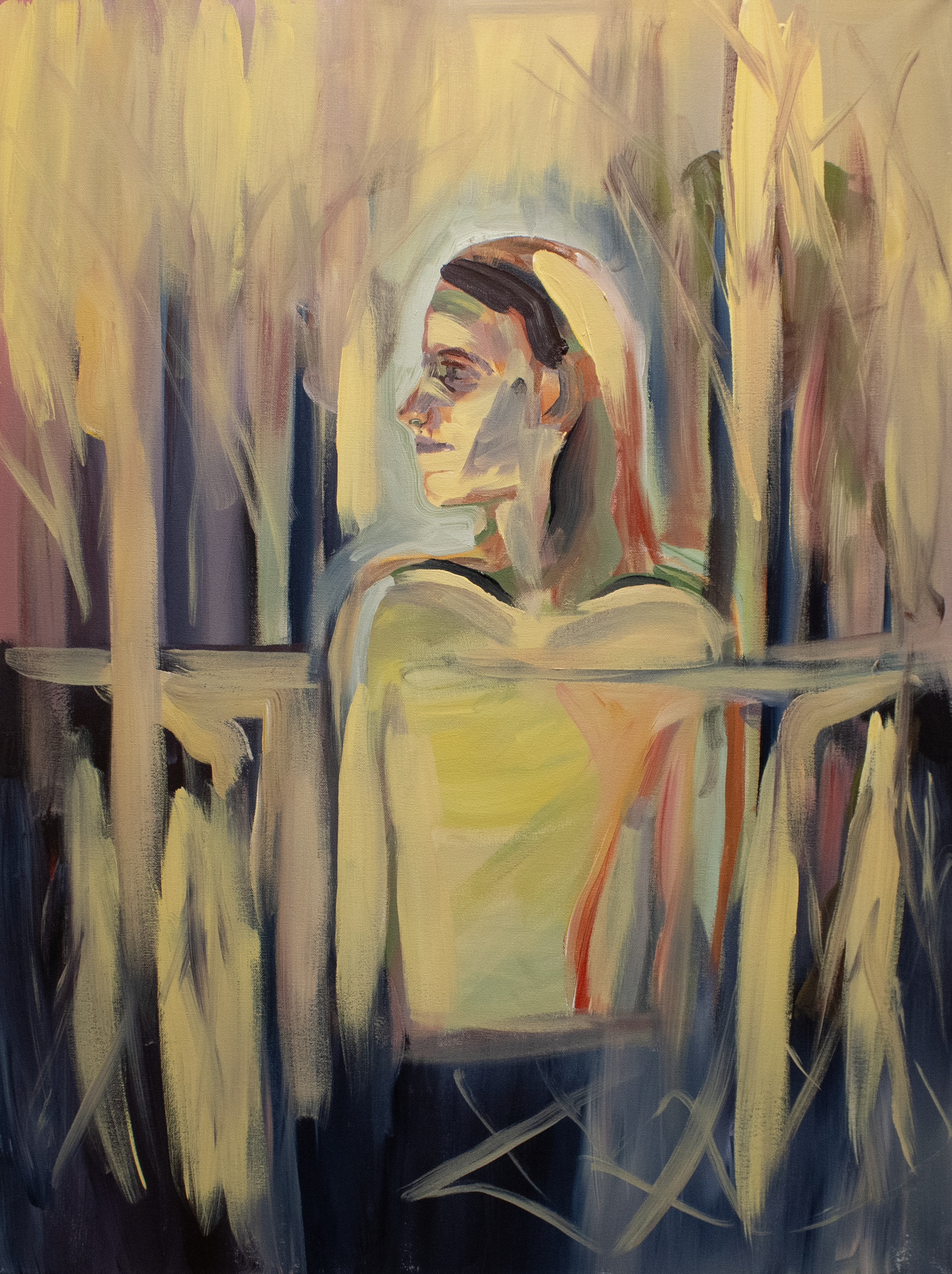Dissolve, Acrylic on canvas, 30" x 40", 2026