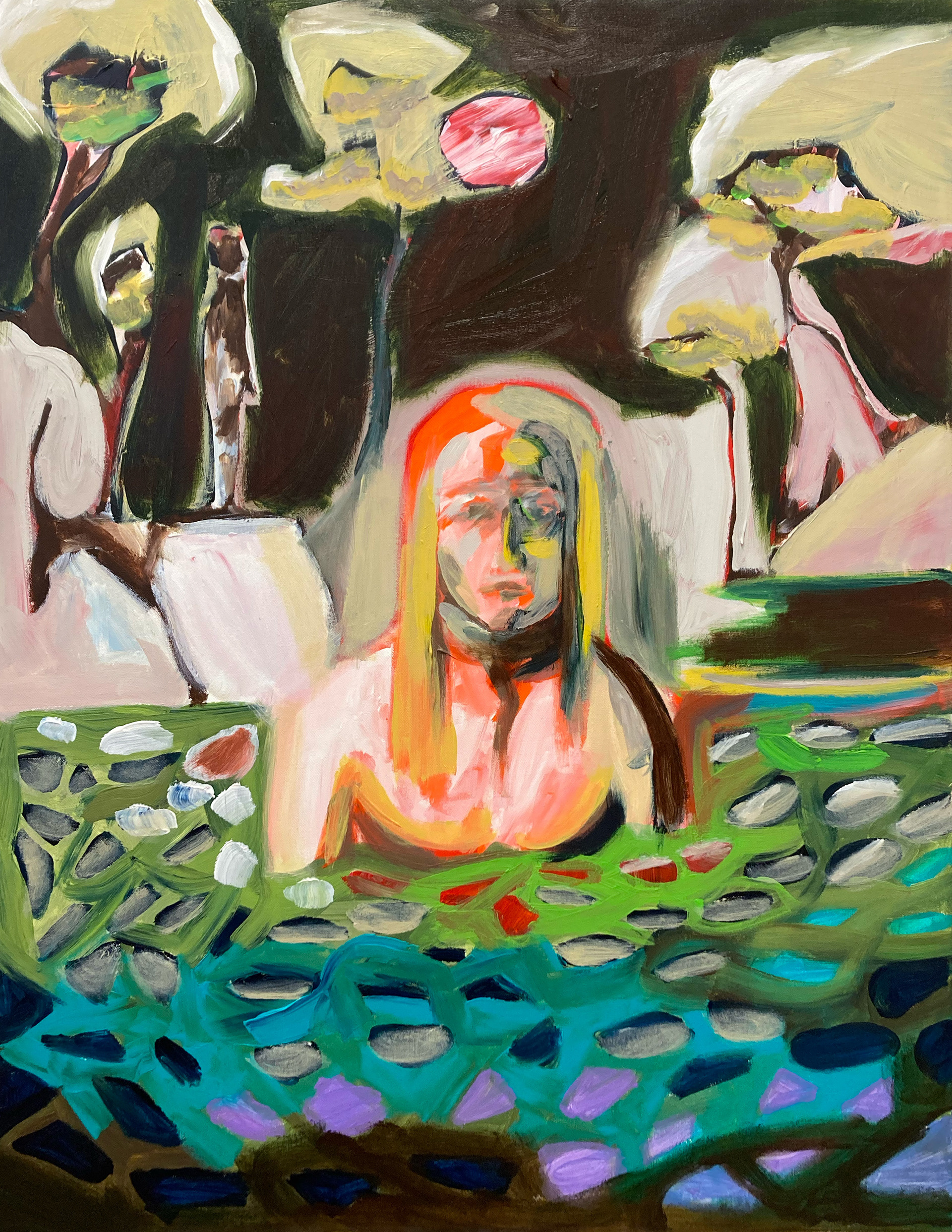 Happy Valley, 30” x 40”, Acrylic on Canvas, 2024