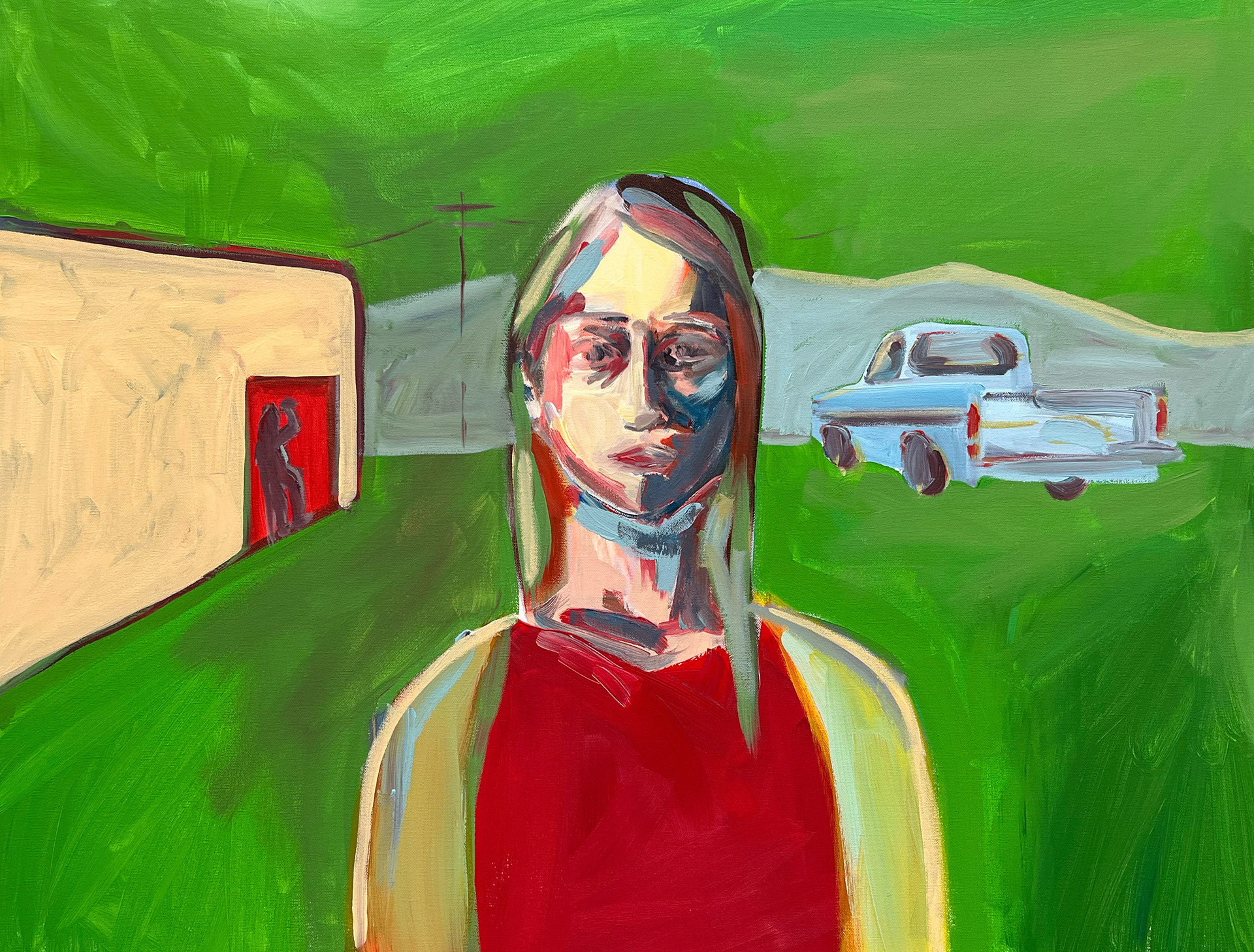 Myers Flat, 30" x 40", Acrylic on Canvas, 2025