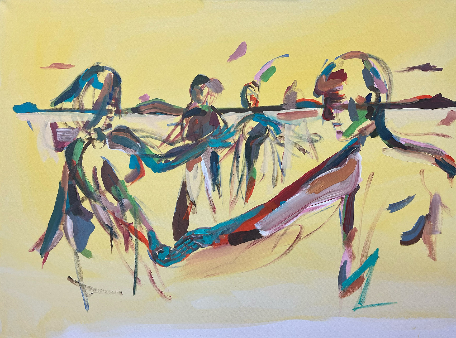 The Dance, 36" x 48", Acrylic on Canvas, 2025