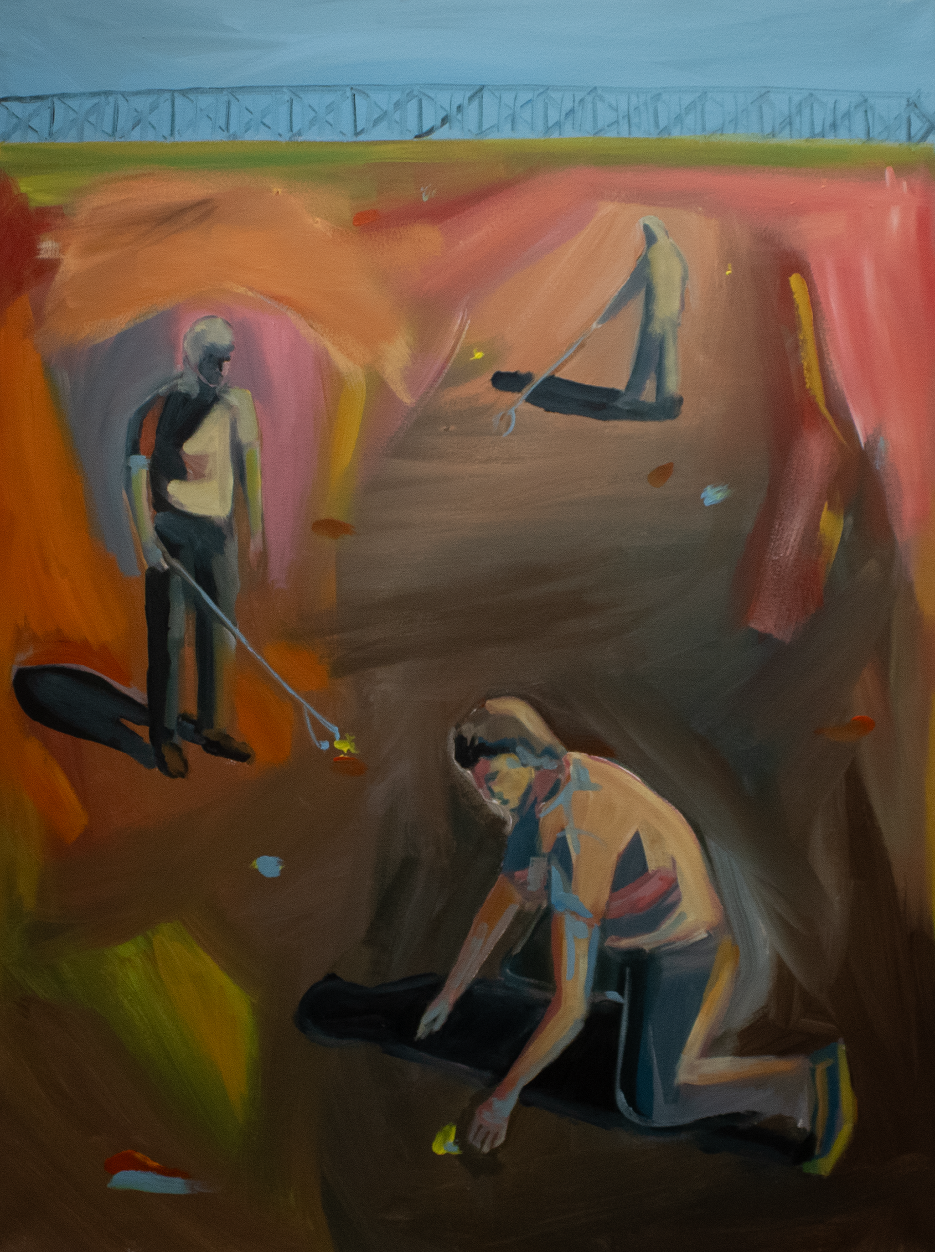Probation, Acrylic on canvas, 30" x 40", 2025
