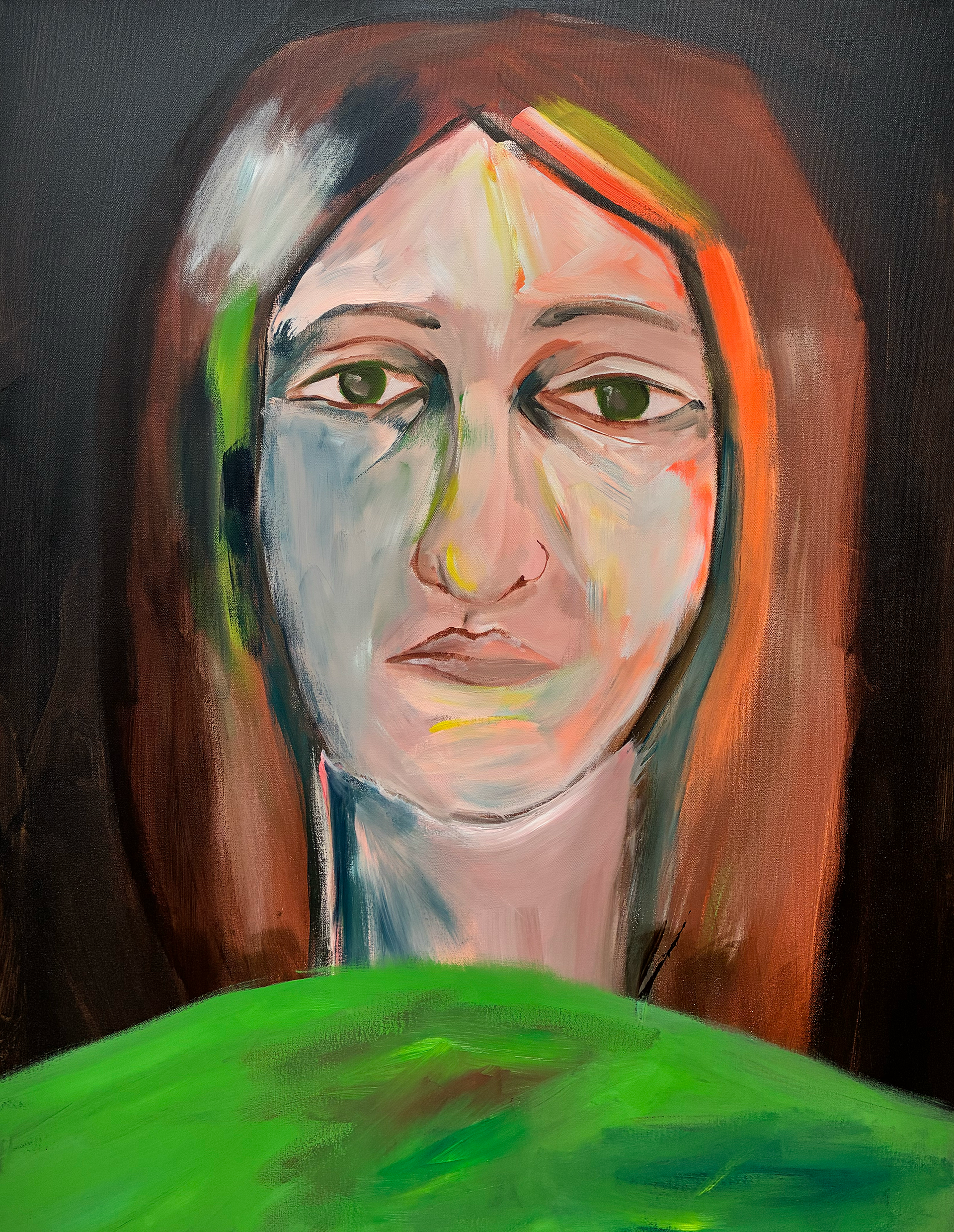 Landscape, Acrylic on Canvas, 36" x 48", 2026