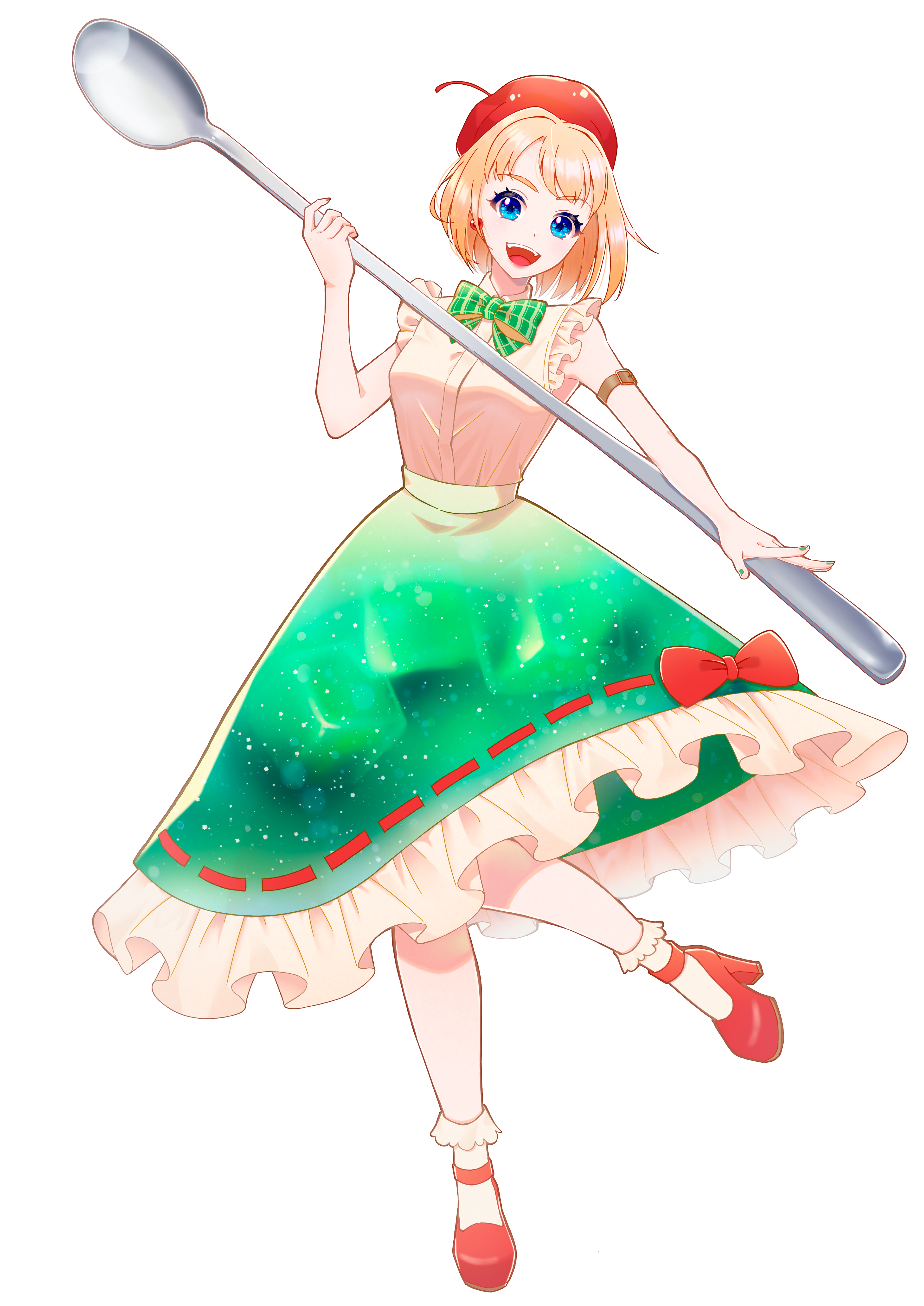 クリームソーダの女の子