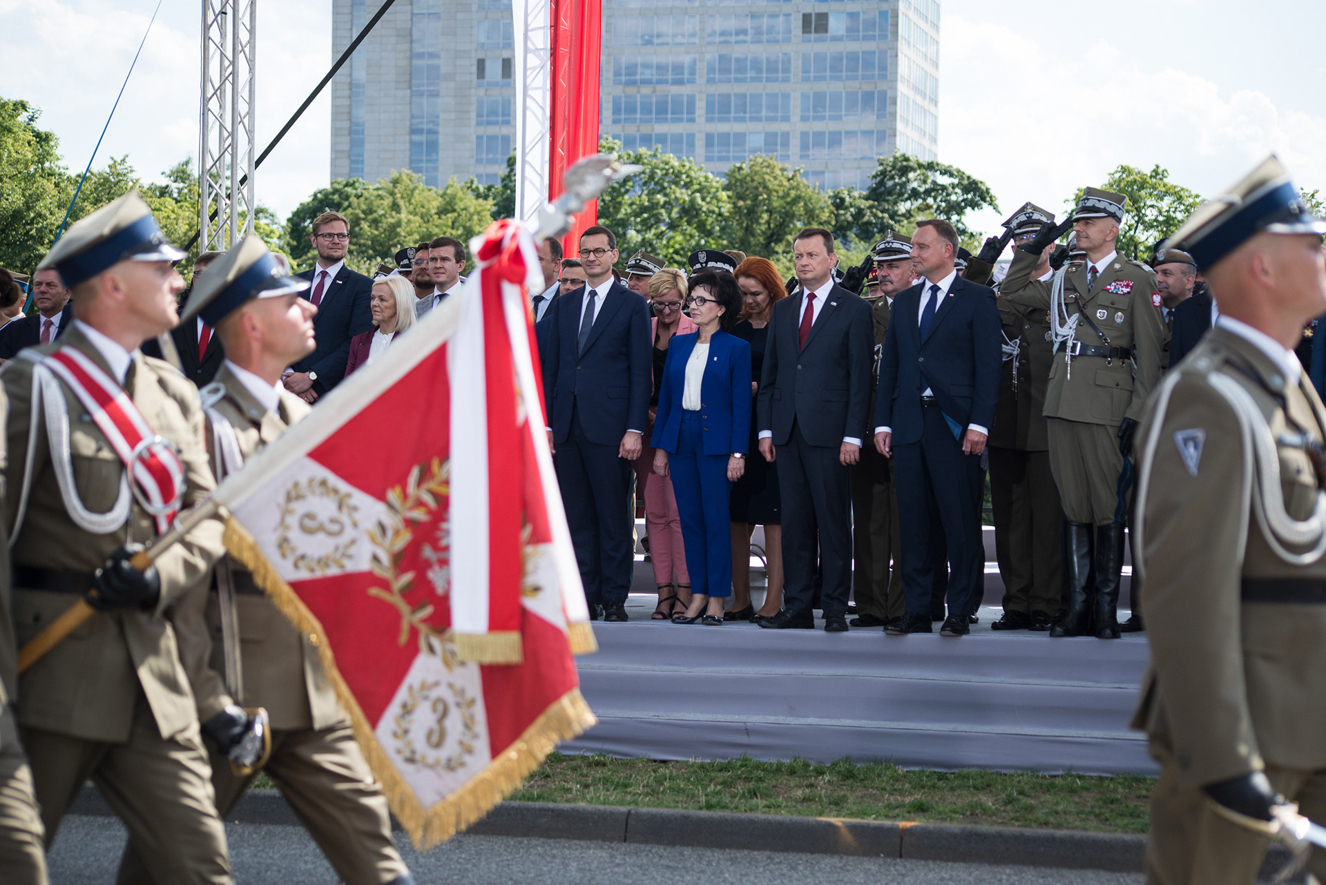 Defilada "Wierni Polsce"