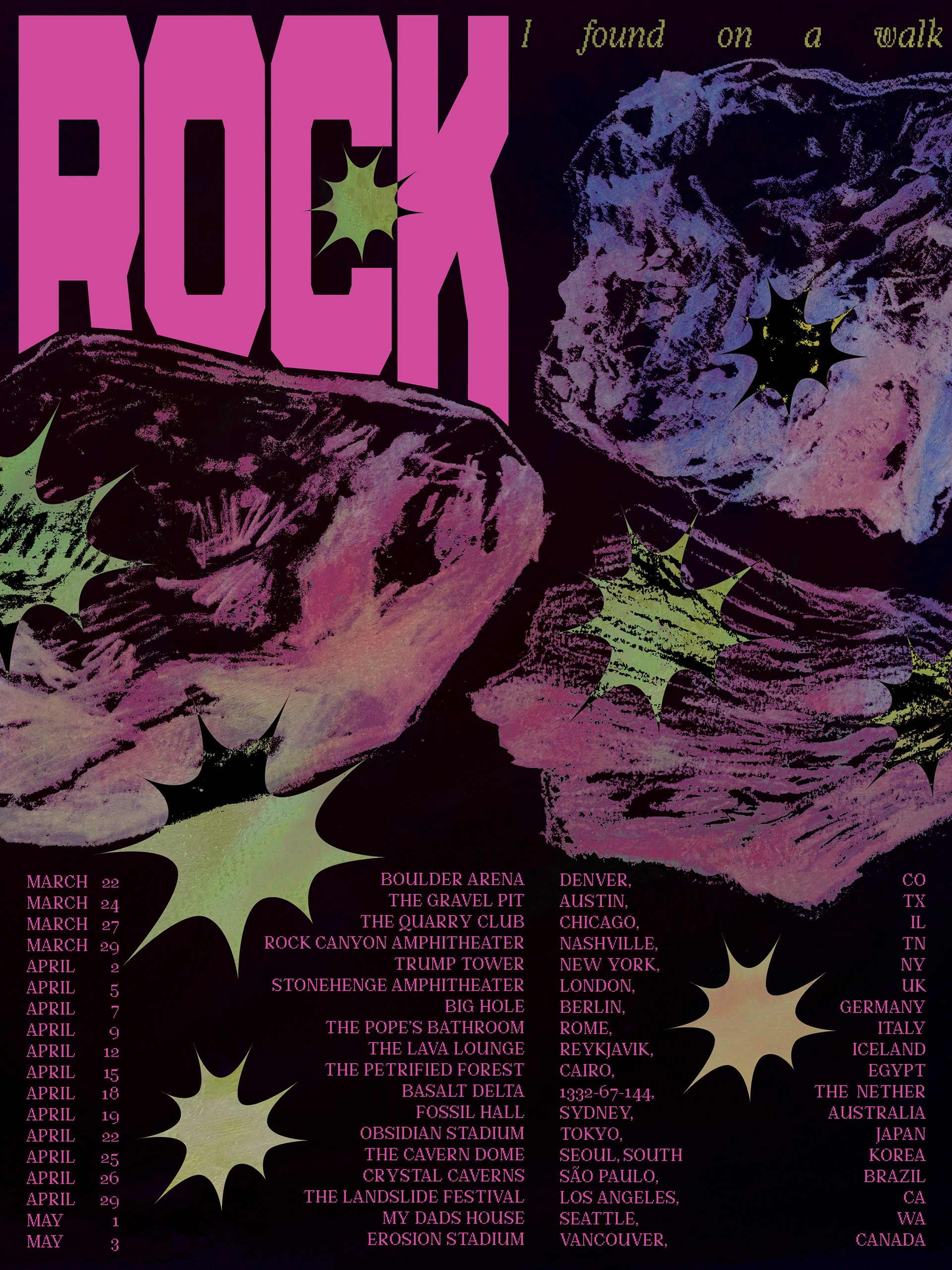 Rock Tour Poster