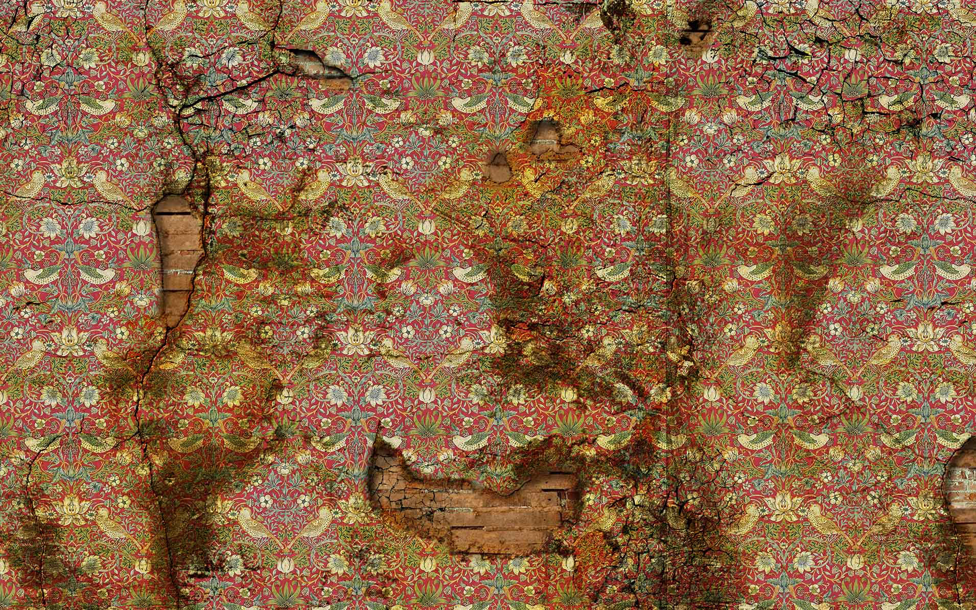 William Morris Worn Wallpaper Base Colour