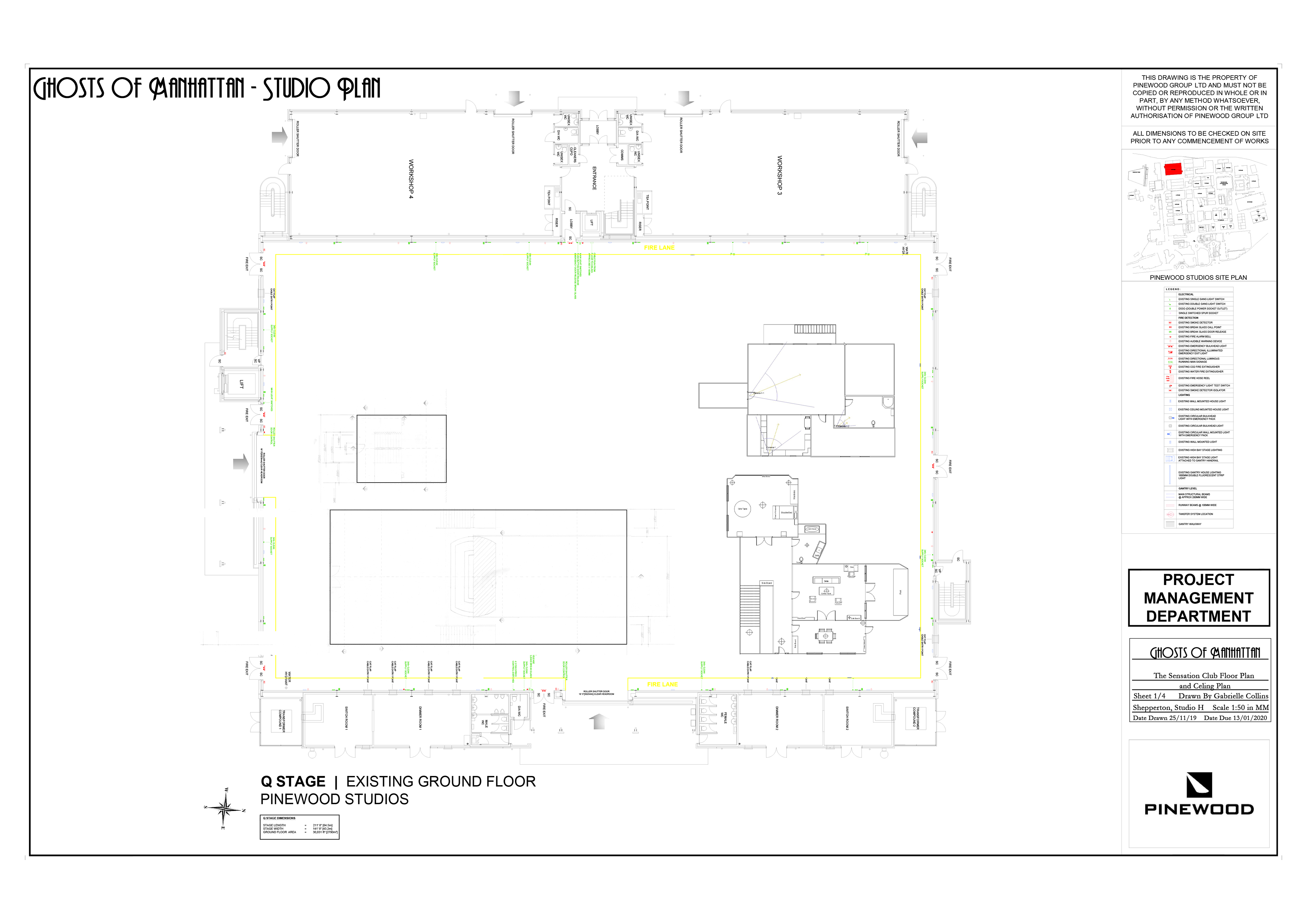 The Sensation Club Studio Plan