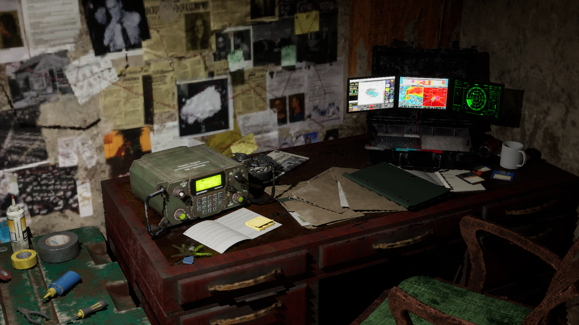 Office Desk Close Up