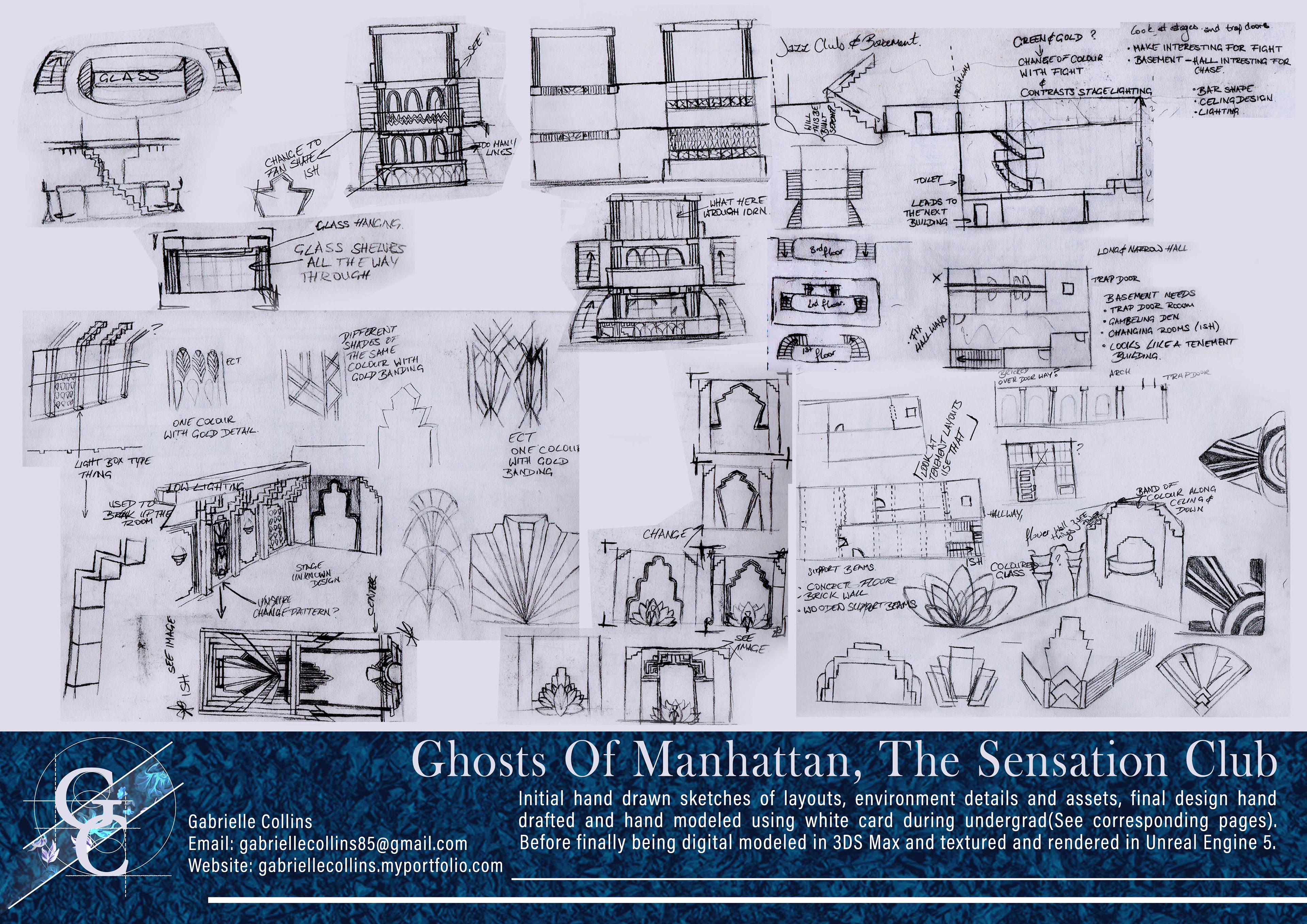 The Sensation Club Initial Sketches