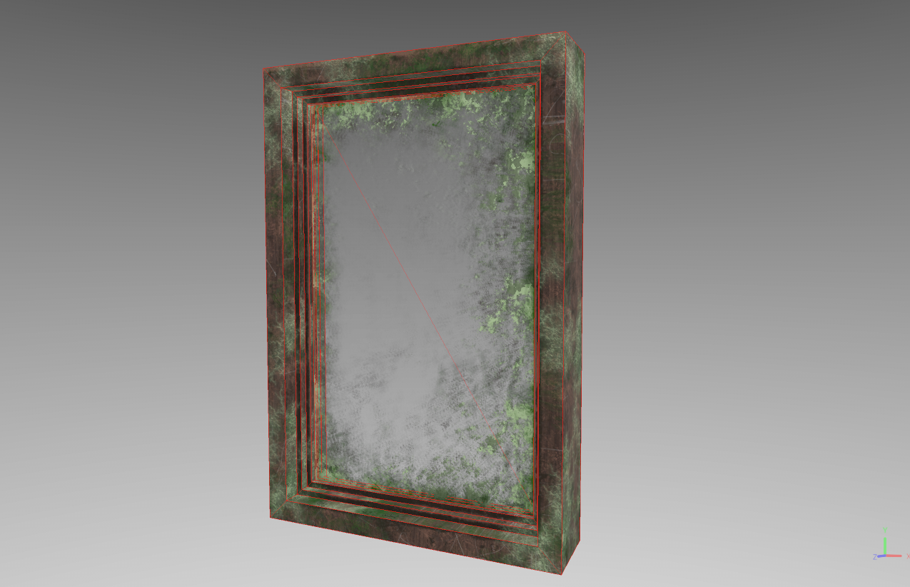 Wireframe Square Window V3