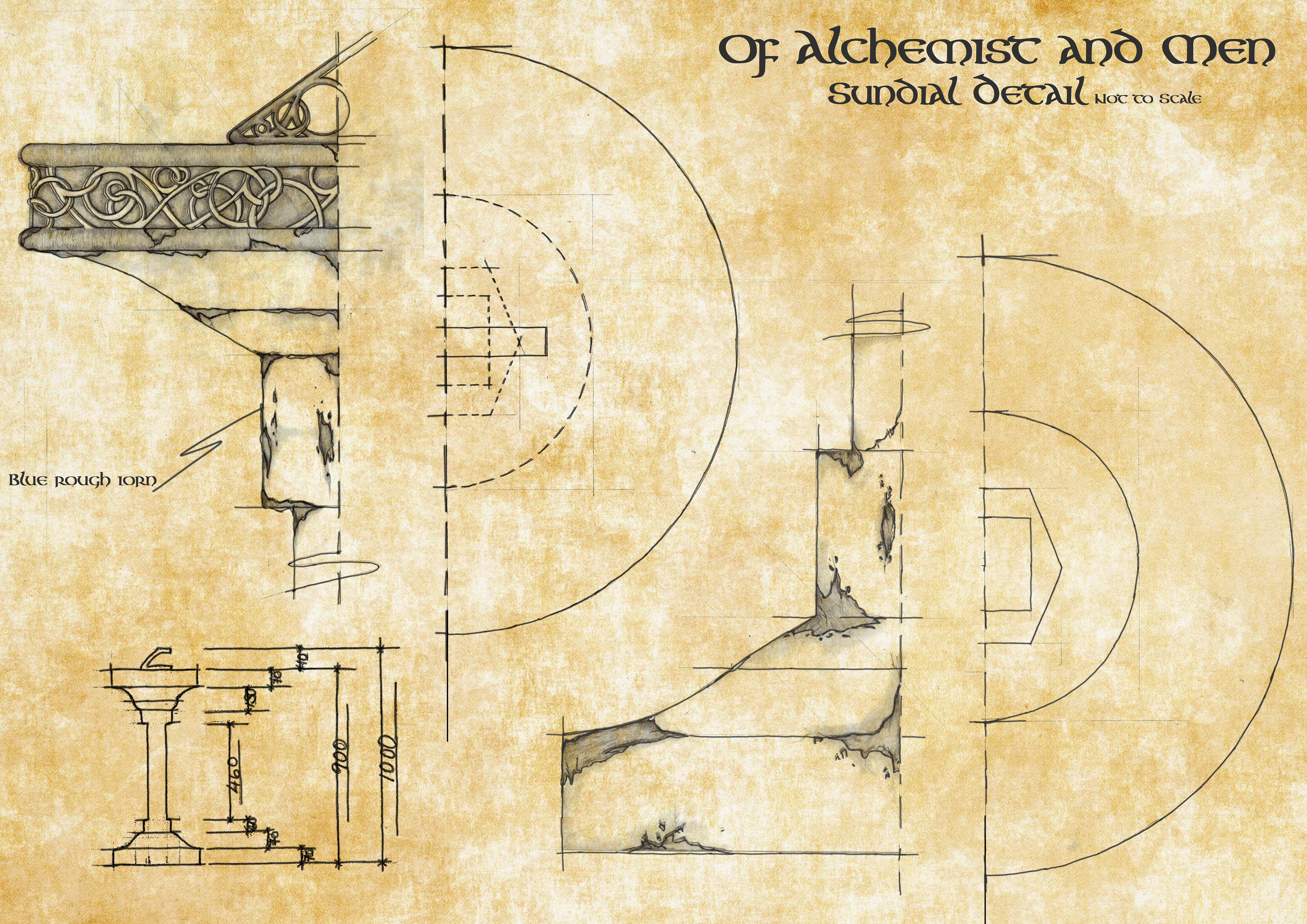 Full Size Detail Sundial Prop