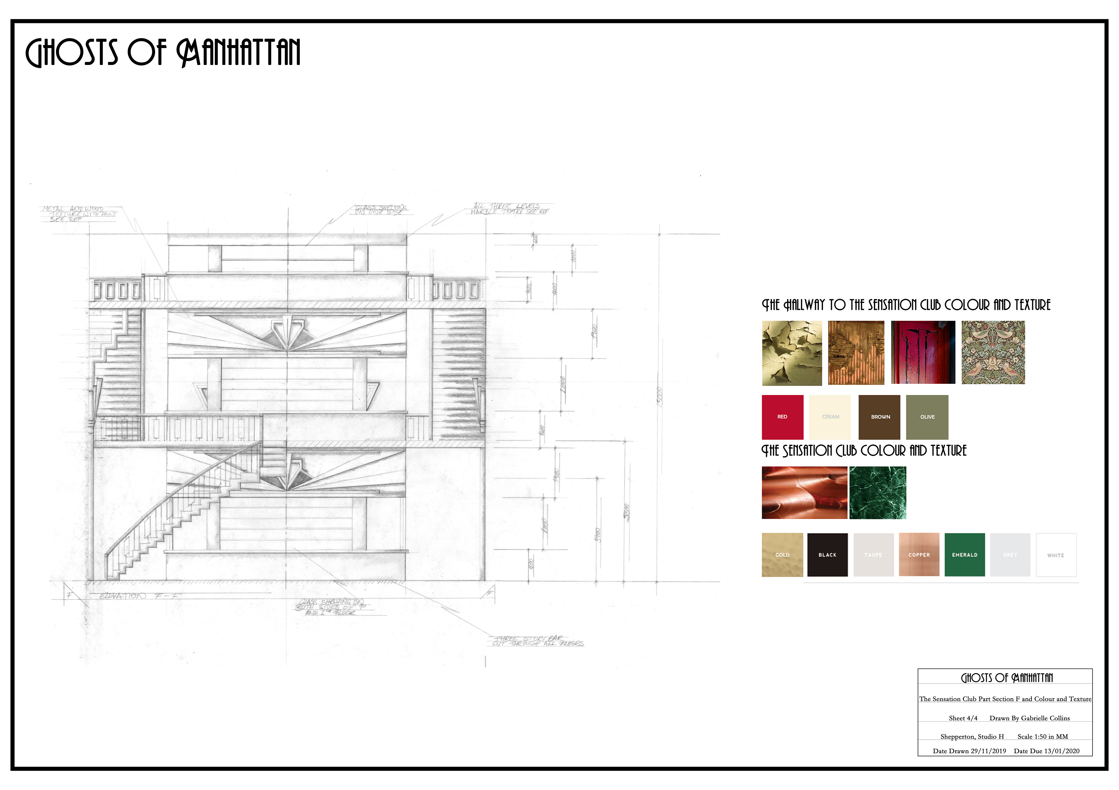 The Sensation Club Colours, Textures and Part Section