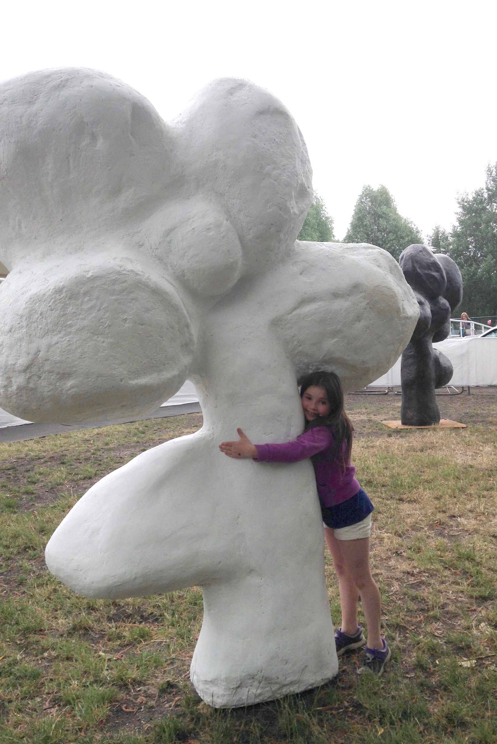 ...together with it's white plaster form.