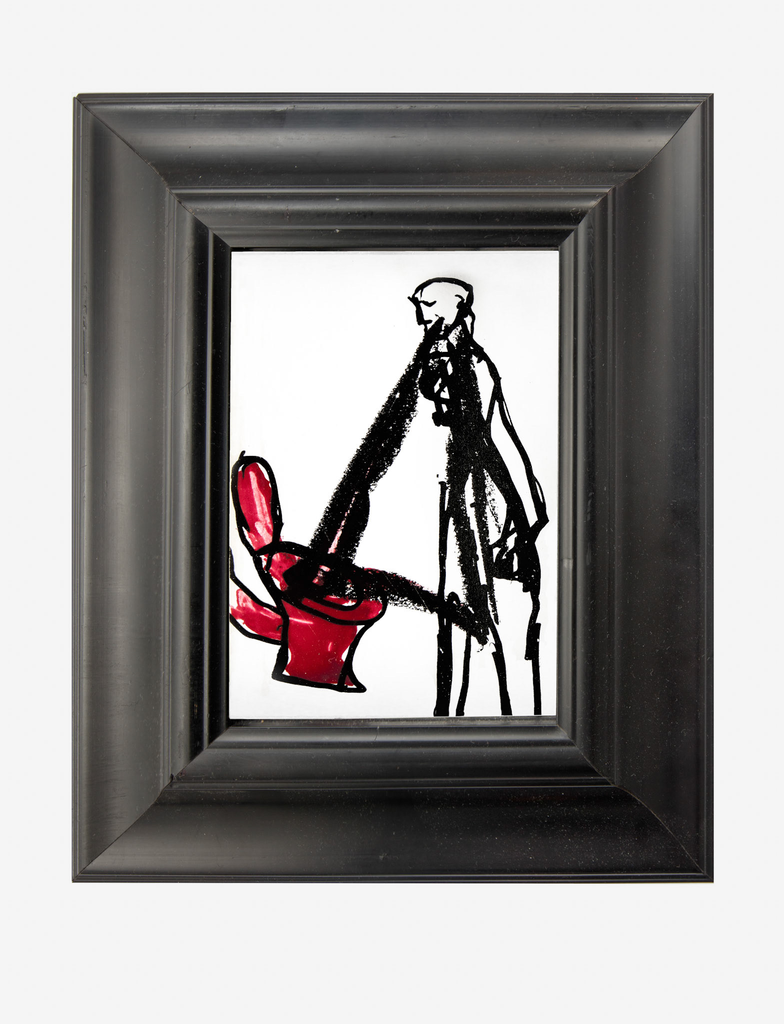 NIE, NIE, NIE 15,5x9,5 sitodruk i rysunek na papierze 1990-2014