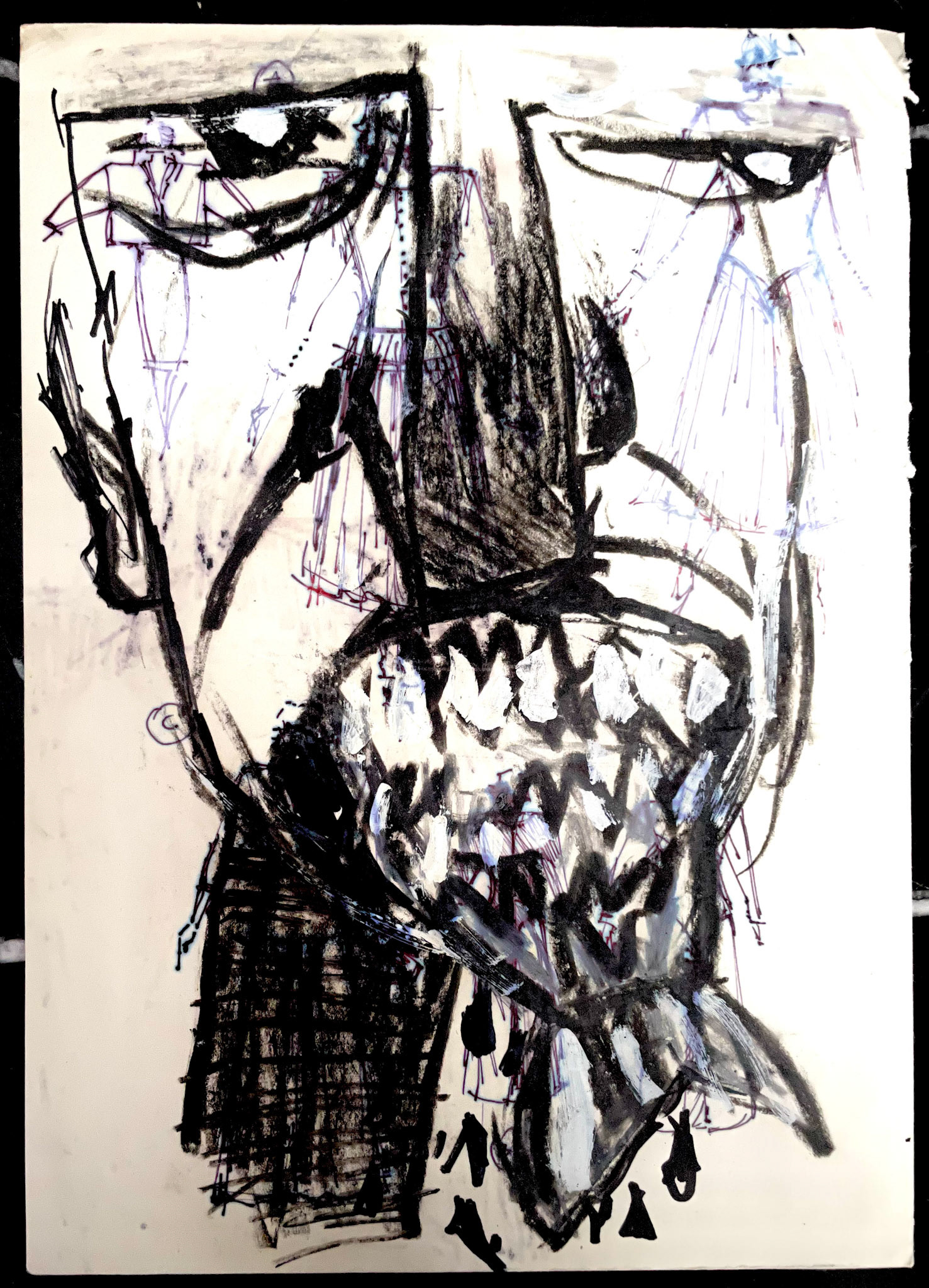 WIGILIA 29X21 rysunek na papierze 1991