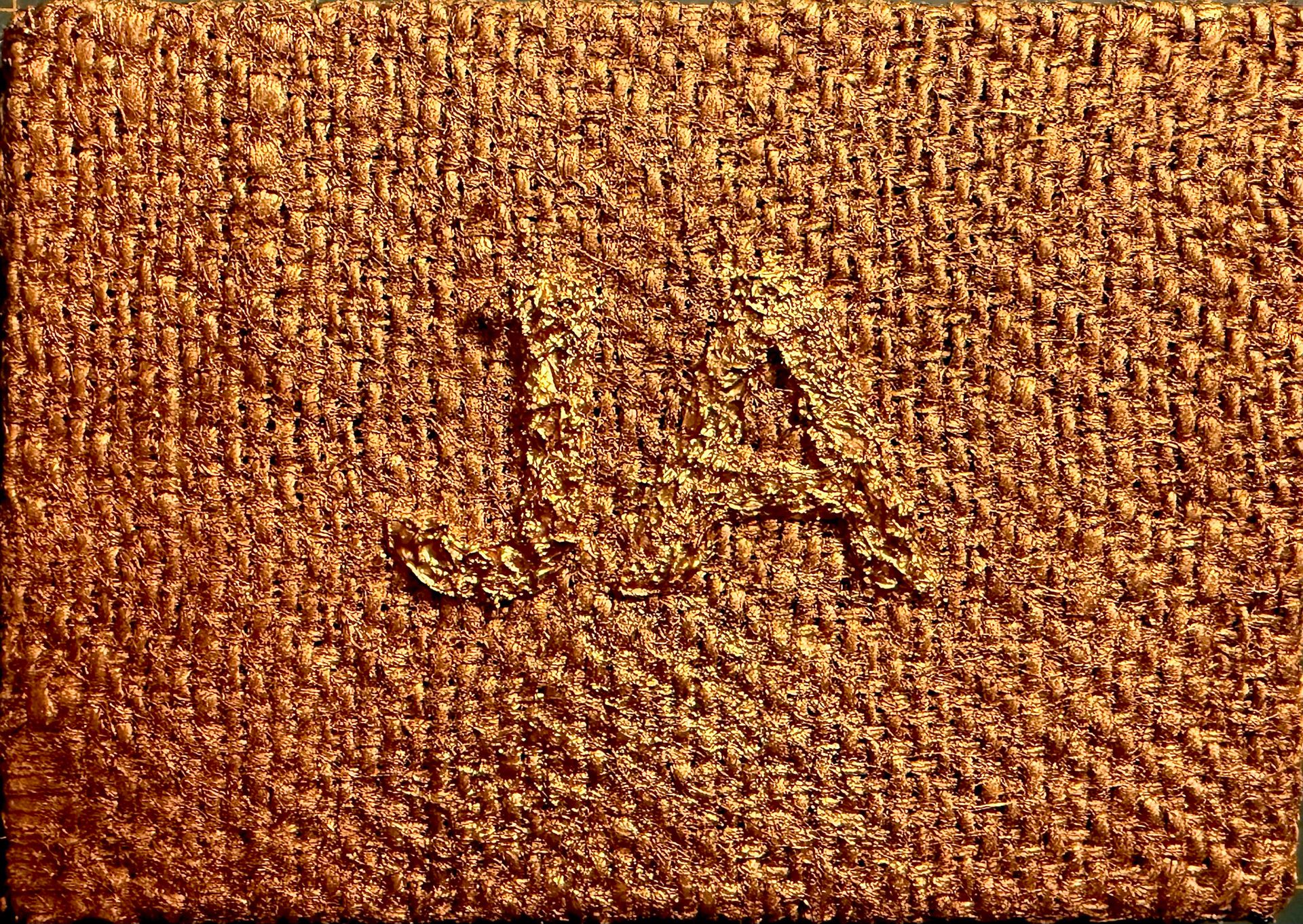 PATRZĘ SERCEM- JA 14x20 techniki mieszane na płótnie 2025